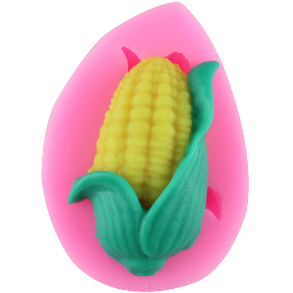 Premium Corn-Shaped Silicone Fondant Mold for Chocolate, Candy, Cupcake & Cake Decorating - Polymer Clay & Epoxy Resin Jewelry Making Tools - Perfect for Baking, DIY Crafts & Party Treats