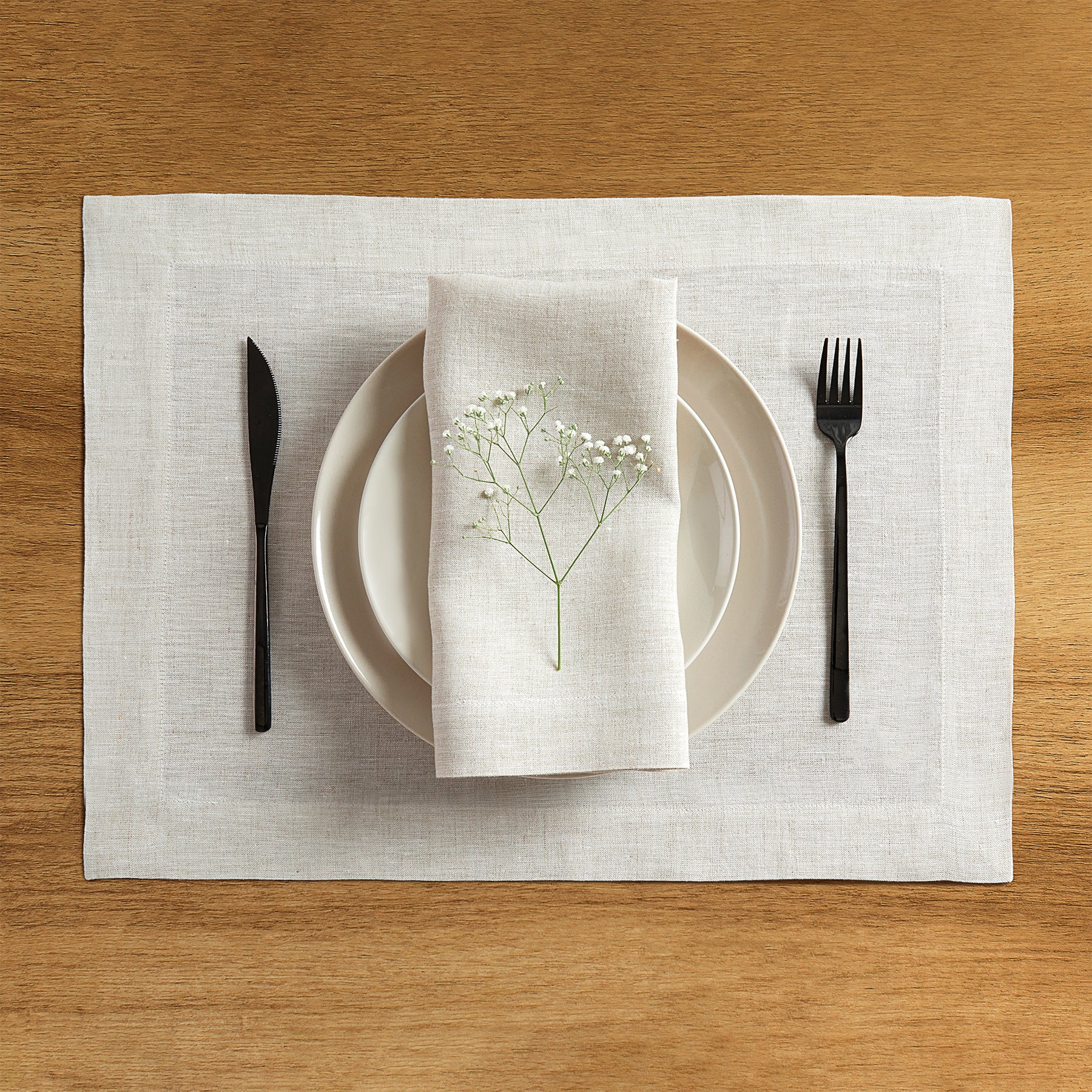 Premium Sonoma Placemats Set of 4 - Waterproof & Non-Slip Table Mats for Dining - Elegant Home Decor for Kitchen, Dining Room, and Outdoor Entertaining