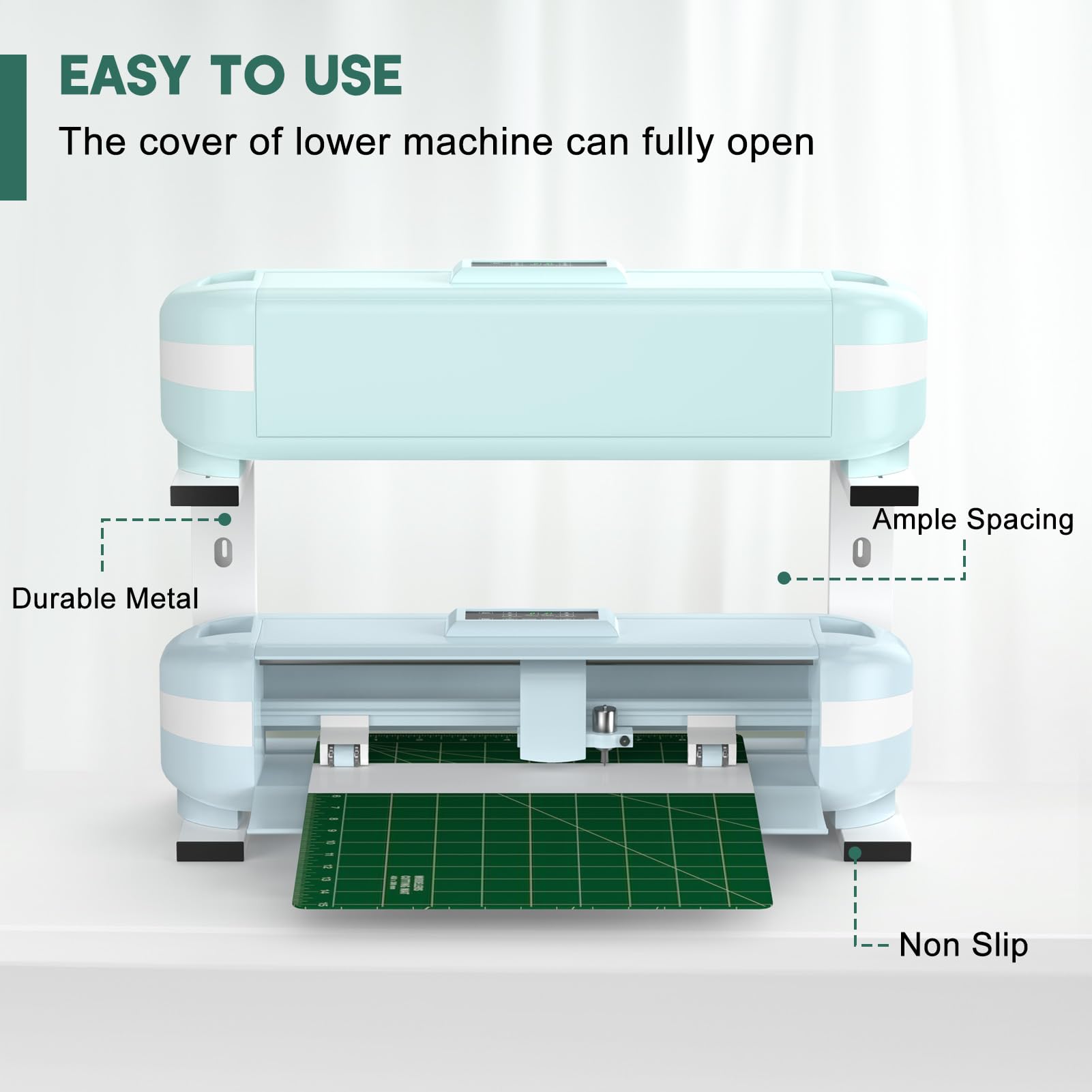 2-in-1 Stand Legs for Cricut Maker 3/Maker/Explore 3/Explore Air 2 - Dual Machine Stand with Storage Organizer | Craft Room Accessories for Vinyl Cutting & DIY Projects