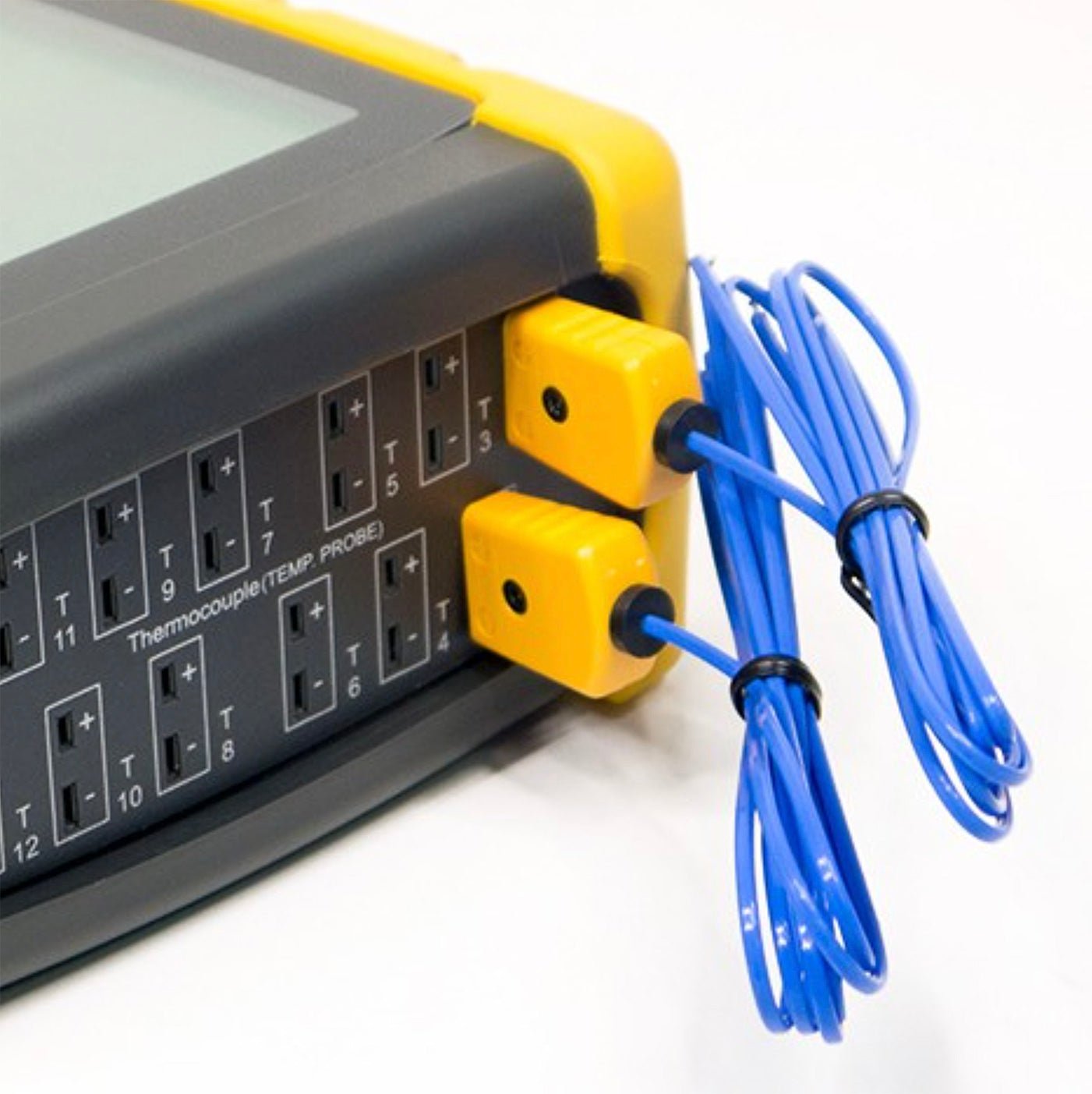 12 Channel Digital Thermometer with Data Logger - High Precision Temperature Monitoring for Labs, HVAC, Food Storage & Industrial Use