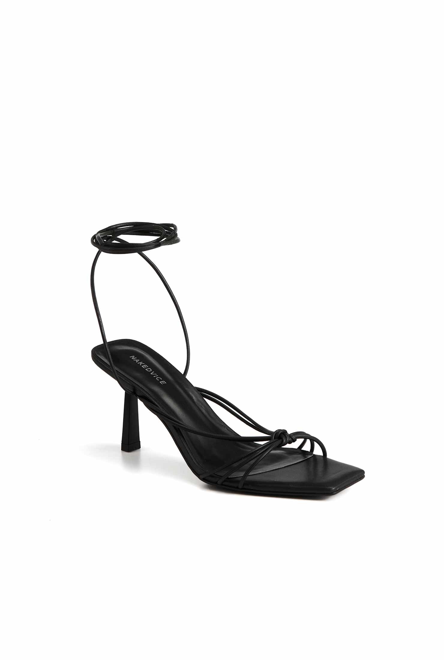 NAYA Black High Heels for Women - Elegant Stiletto Pumps for Party, Wedding & Evening Wear - Comfortable Dress Shoes for Work & Special Occasions