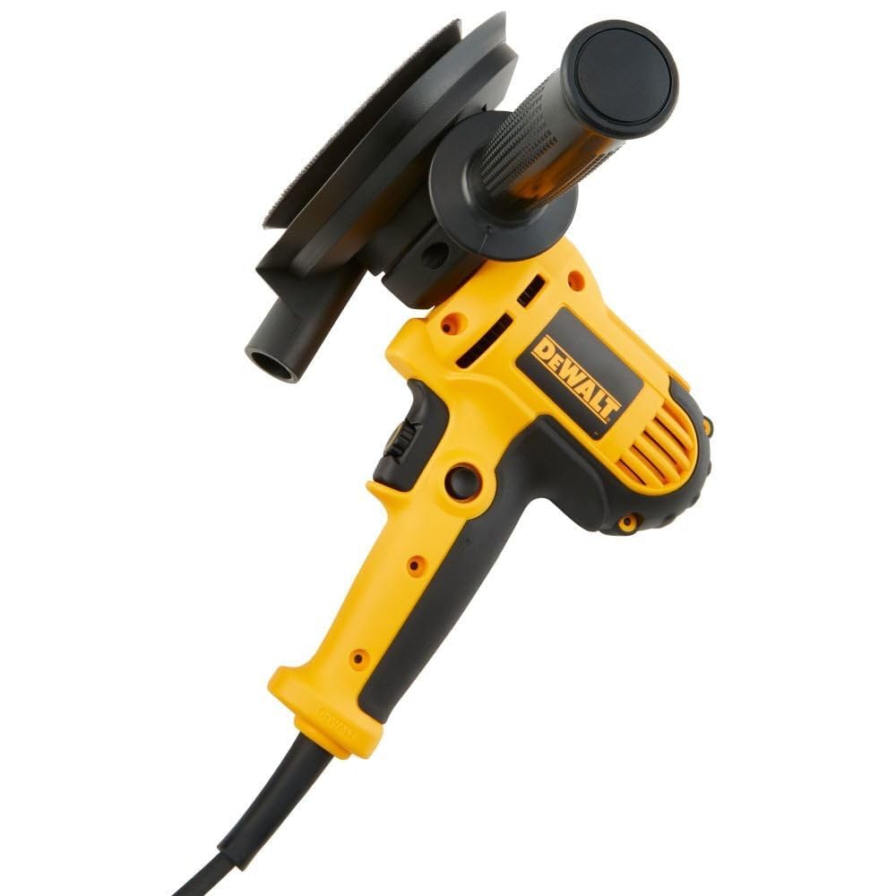DEWALT 5-Inch Variable Speed Rotary Sander with Dust Shroud - Professional Woodworking & Metal Sanding Tool for DIY Projects & Home Renovation