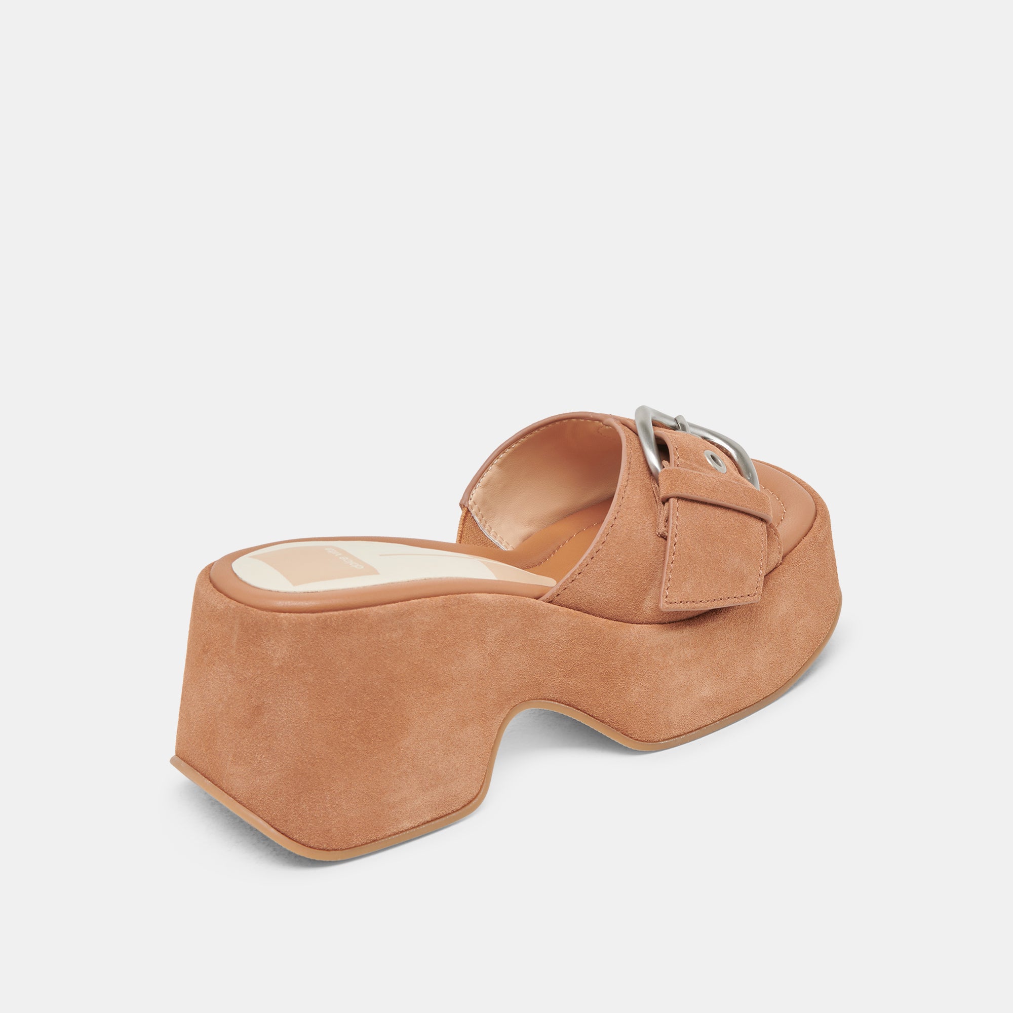 GISEL Women's Suede Saddle Heels - Comfortable Block Heel Pumps for Work, Party & Special Occasions