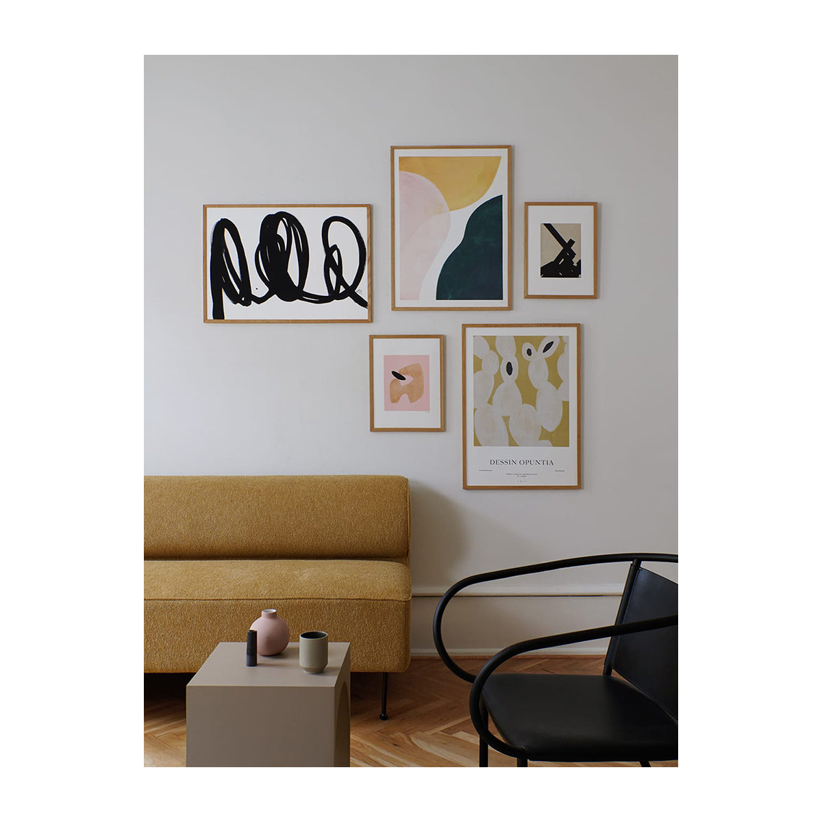 Opuntia Print Cactus Art - Desert Inspired Wall Decor for Home, Office & Boho Style Spaces