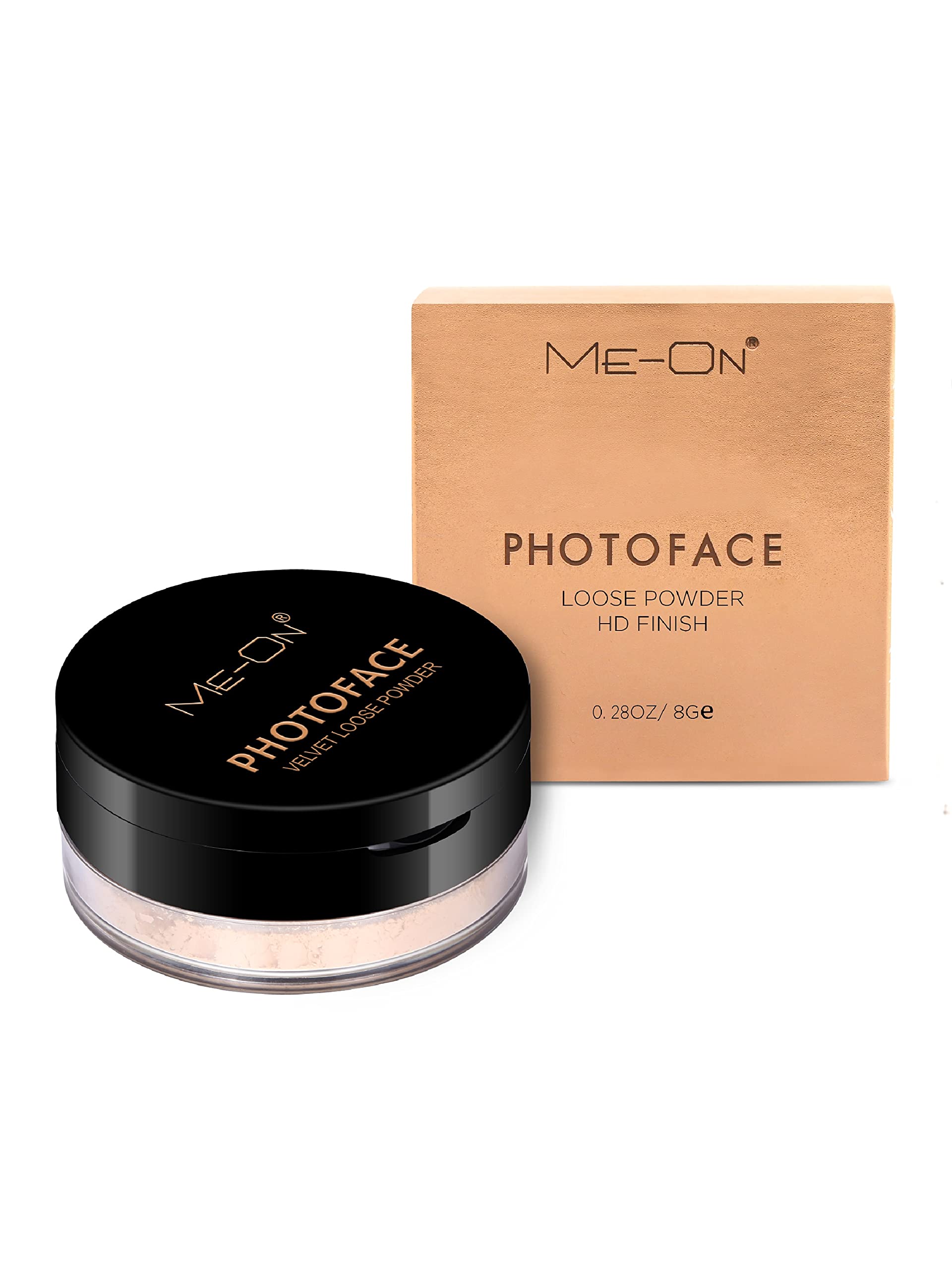 ME-ON Photoface Loose Powder - Translucent Setting Powder for Fair Skin (Shade 01) | Oil Control & Pore Minimizing | Perfect for Photography, Daily Makeup & Special Occasions