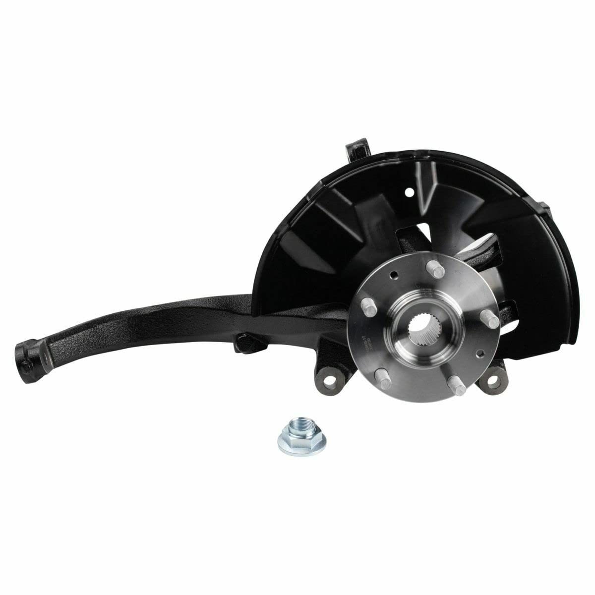 698-409 Wheel Hub Bearing & Steering Knuckle Assembly - Compatible with Ford Fusion 2006-2012, Lincoln MKZ 2007-2012, 2006 Zephyr, Mercury Milan 2006-2011 - Front Left/Driver Side Replacement Part (LK011) - Perfect for Smooth Ride & Steering Repair