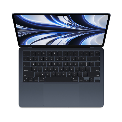 Apple MacBook Air M2 Chip 13-inch Laptop 512GB SSD 8GB RAM - 8-Core CPU & GPU (Mid 2022, Midnight) - Lightweight Notebook for Work, Study & Travel