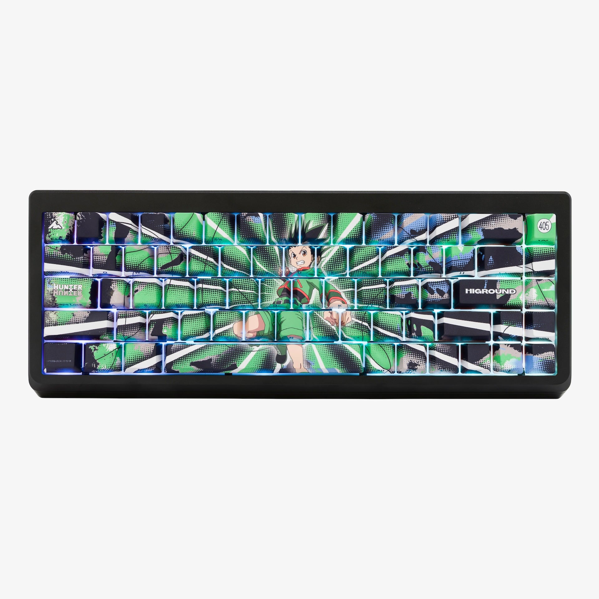 HxH x HG Summit 65 Mechanical Keyboard - Gon Custom Gaming Keyboard for PC & Mac | Perfect for Esports, Typing & Office Work