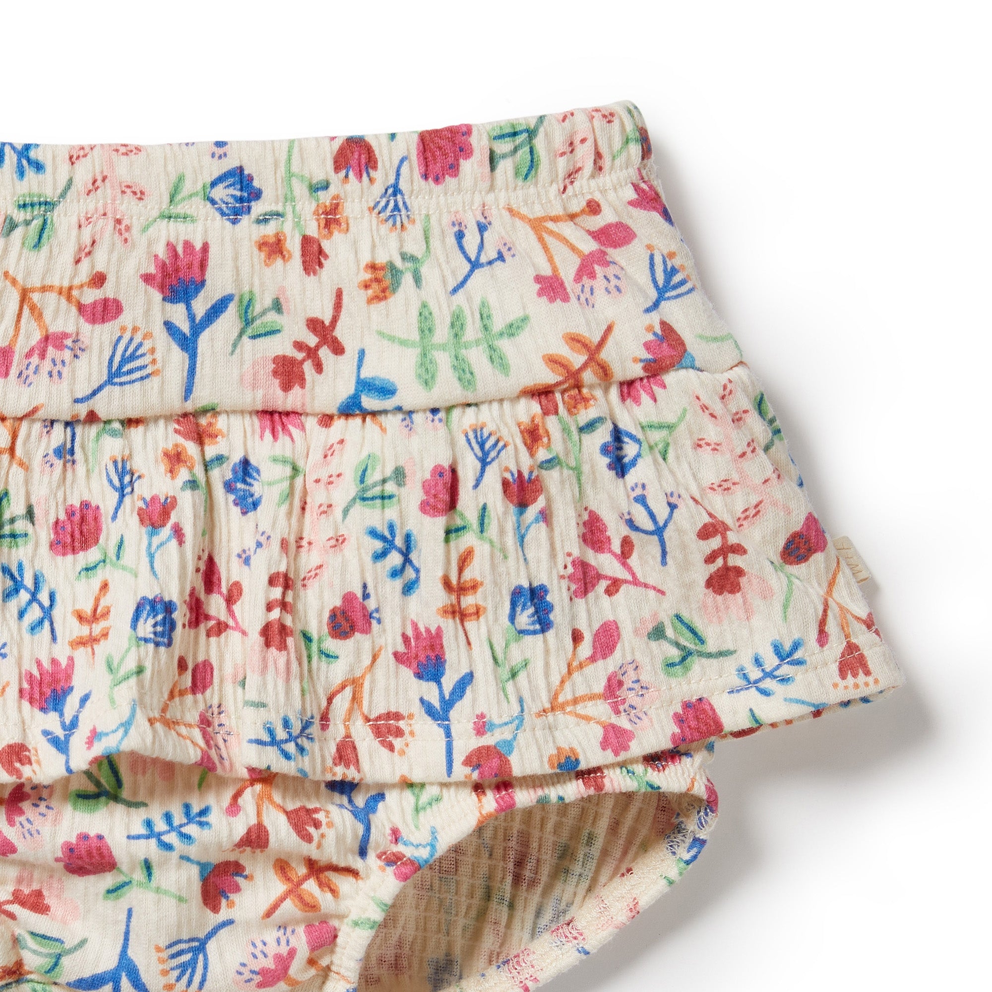 Tropical Garden Crinkle Ruffle Nappy Pant - Soft Baby Diaper Cover for Girls & Boys - Perfect for Photo Shoots, Playtime & Special Occasions