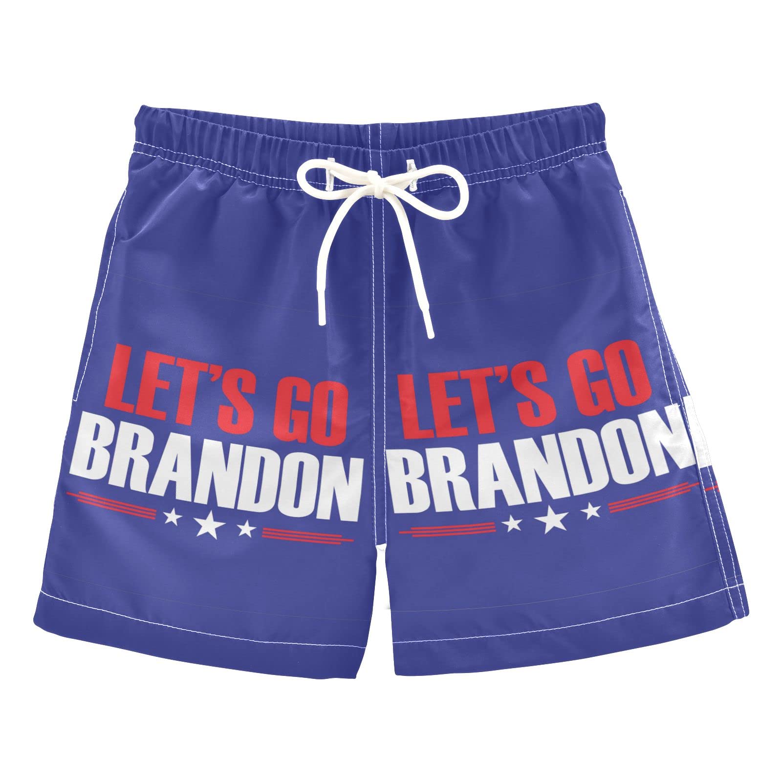 **Boys' Quick-Dry Swim Trunks with UPF 50+ Sun Protection - Toddler & Kids Swim Shorts for Beach, Pool & Water Play**