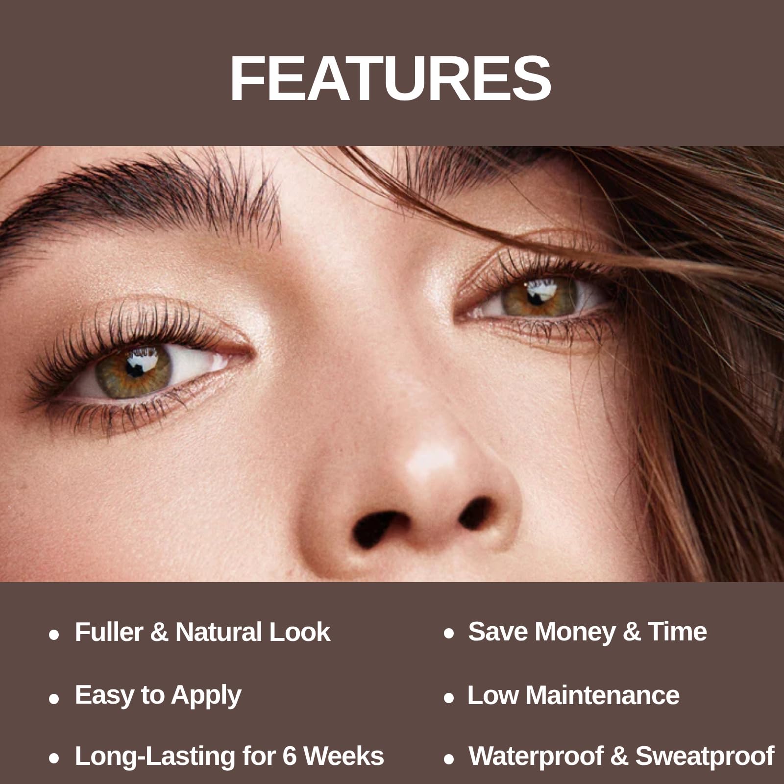Professional Lash Color Kit - Black Eyelash Dye for Natural Look, Lasts Up to 6 Weeks | Easy Application for Salon & Home Use (7ml) | Perfect for DIY Lash Tinting, Bridal Makeup & Enhancing Natural Beauty