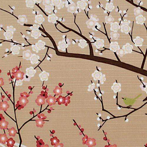 Japanese Maeda Senko Cotton Furoshiki Bento Lunch Wrapping Cloth - Winter Plum Blossom Design | Eco-Friendly Reusable Food Wrap for Picnics, Lunch Boxes & Gift Packaging