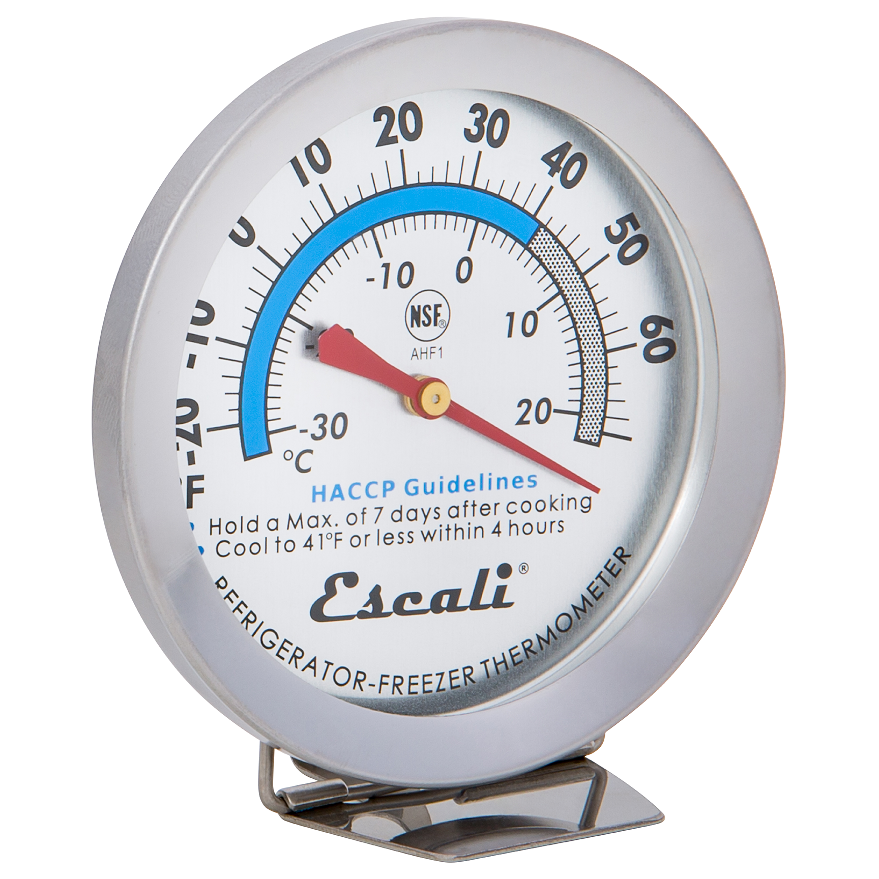 Accurate Dial Refrigerator & Freezer Thermometer - Monitor Food Safety, Perfect for Kitchen, Grocery Stores & Home Use