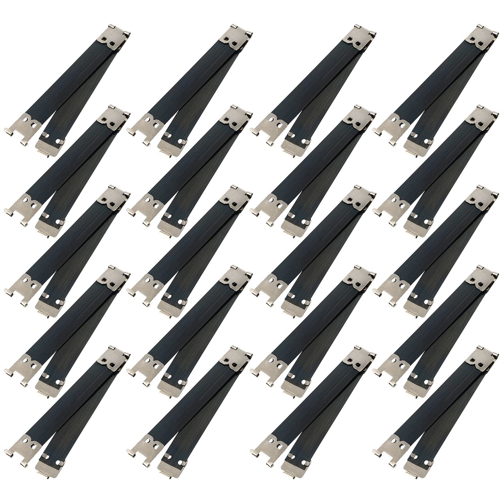 20pcs Handbag Hinges & Spring Clips - Durable Bag Making Flex Frames & Kiss Clasps for DIY Purse Repair and Crafting - Perfect for Leather Tote, Clutch, and Shoulder Bag Accessories