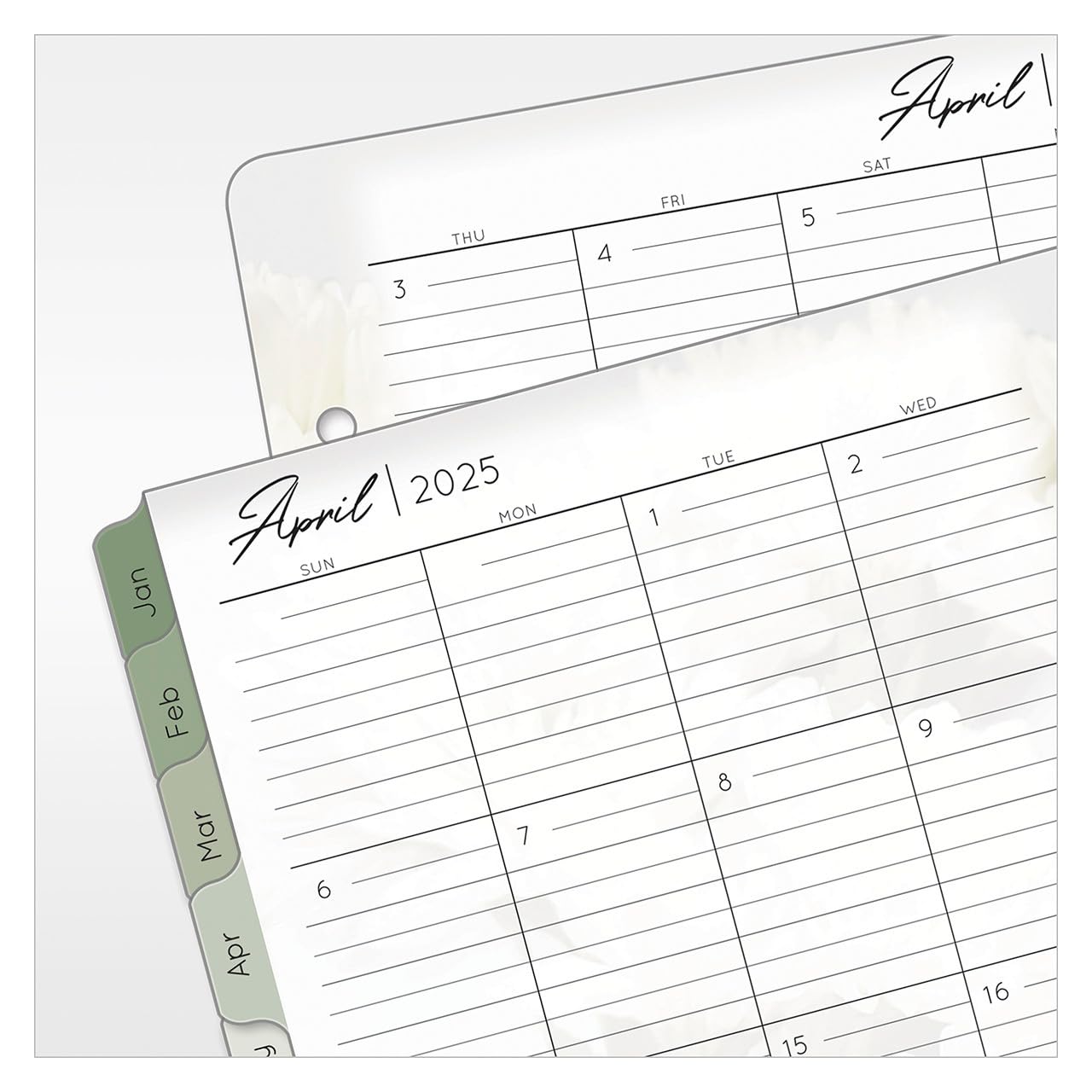 FranklinCovey 2 Page Per Day Planner 2025-2026 - Ring Bound Organizer with Monthly & Weekly Views, Classic Black Cover - Perfect for Business Professionals & Students (April 2025 - March 2026)