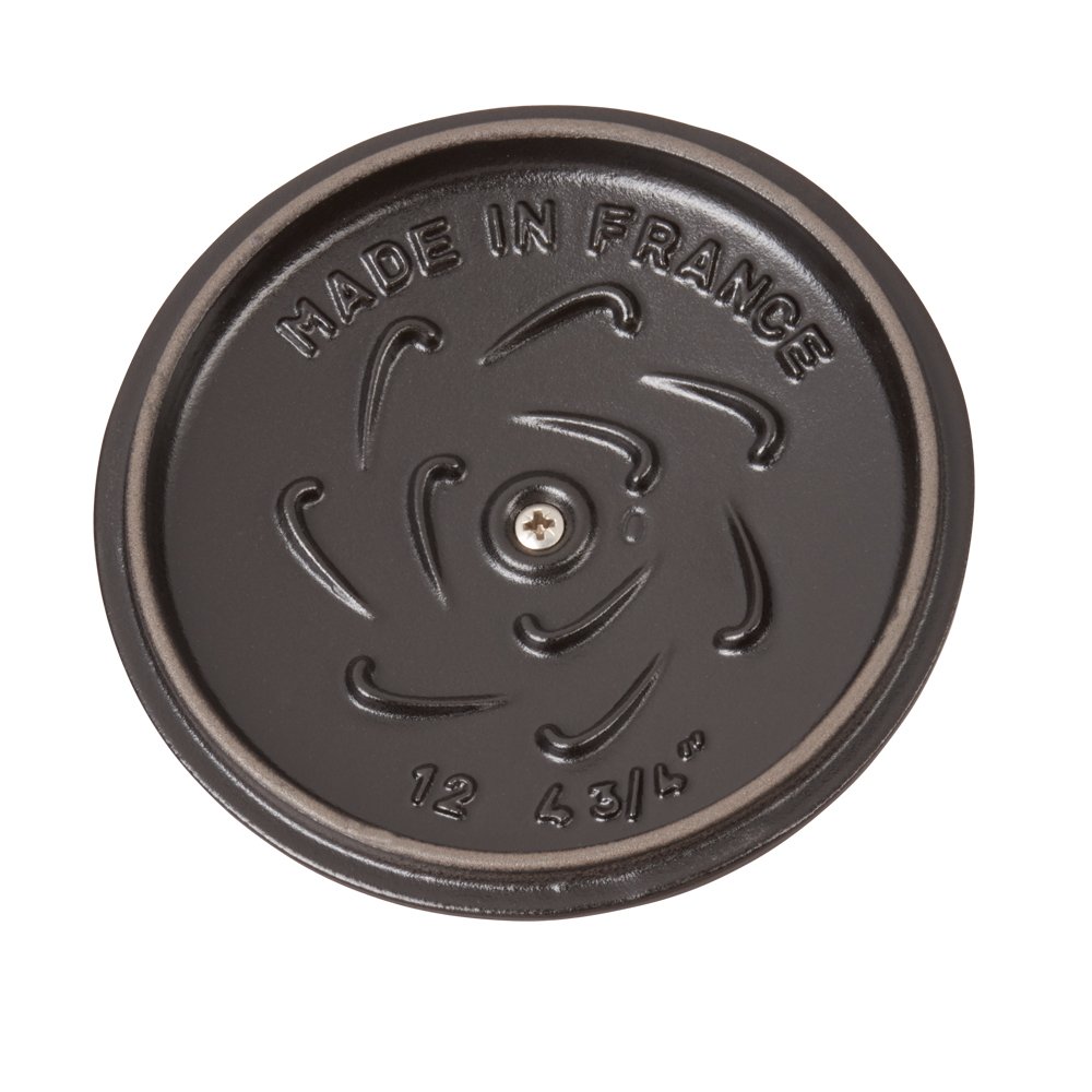 Staub 0.75-qt Cast Iron French Oven - Graphite Grey, Premium Cookware Made in France | Perfect for Baking, Braising & Serving Dishes