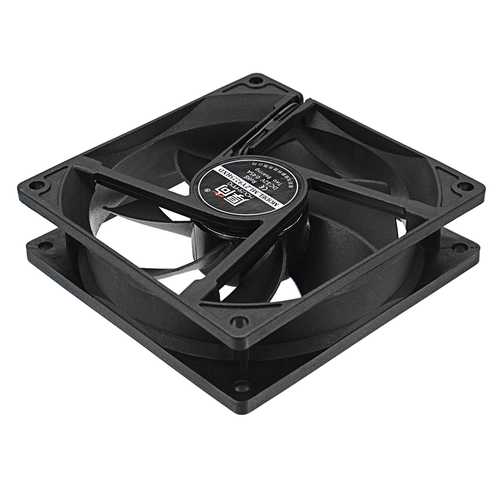 12V DC 90x90x25mm Double Ball Bearing 4400RPM High-Speed Cooling Fan for PC, Computer Case, CPU Heatsink, Gaming Rig, and Electronics Cooling - Quiet & Durable Cooling Solution