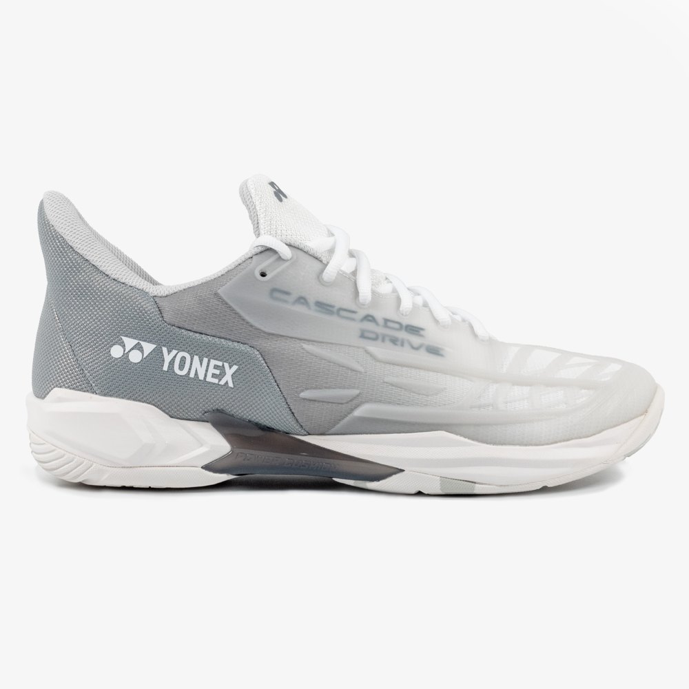 Yonex Cascade Drive 2 Badminton Shoes - Matte White | Lightweight & Breathable for Indoor Sports | Perfect for Badminton, Tennis & Court Games