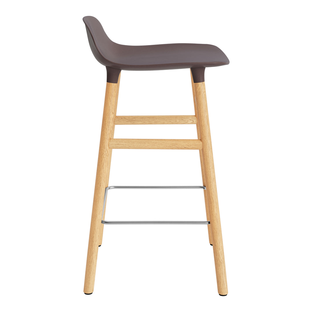 Modern Wooden Counter Stool with Sturdy Wood Legs - Perfect for Kitchen Islands, Bars, and Breakfast Nooks
