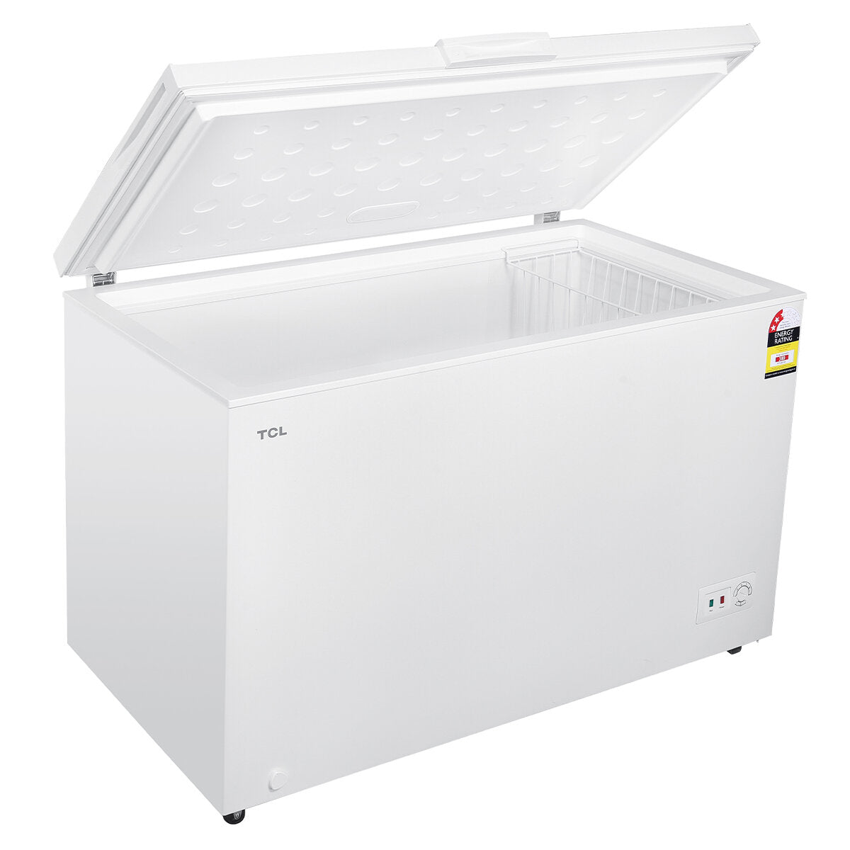 TCL 198L Hybrid Chest Freezer F205CFW - Energy Efficient Upright Deep Freezer for Home, Garage & Restaurant Use - Perfect for Frozen Food Storage & Bulk Meal Prep