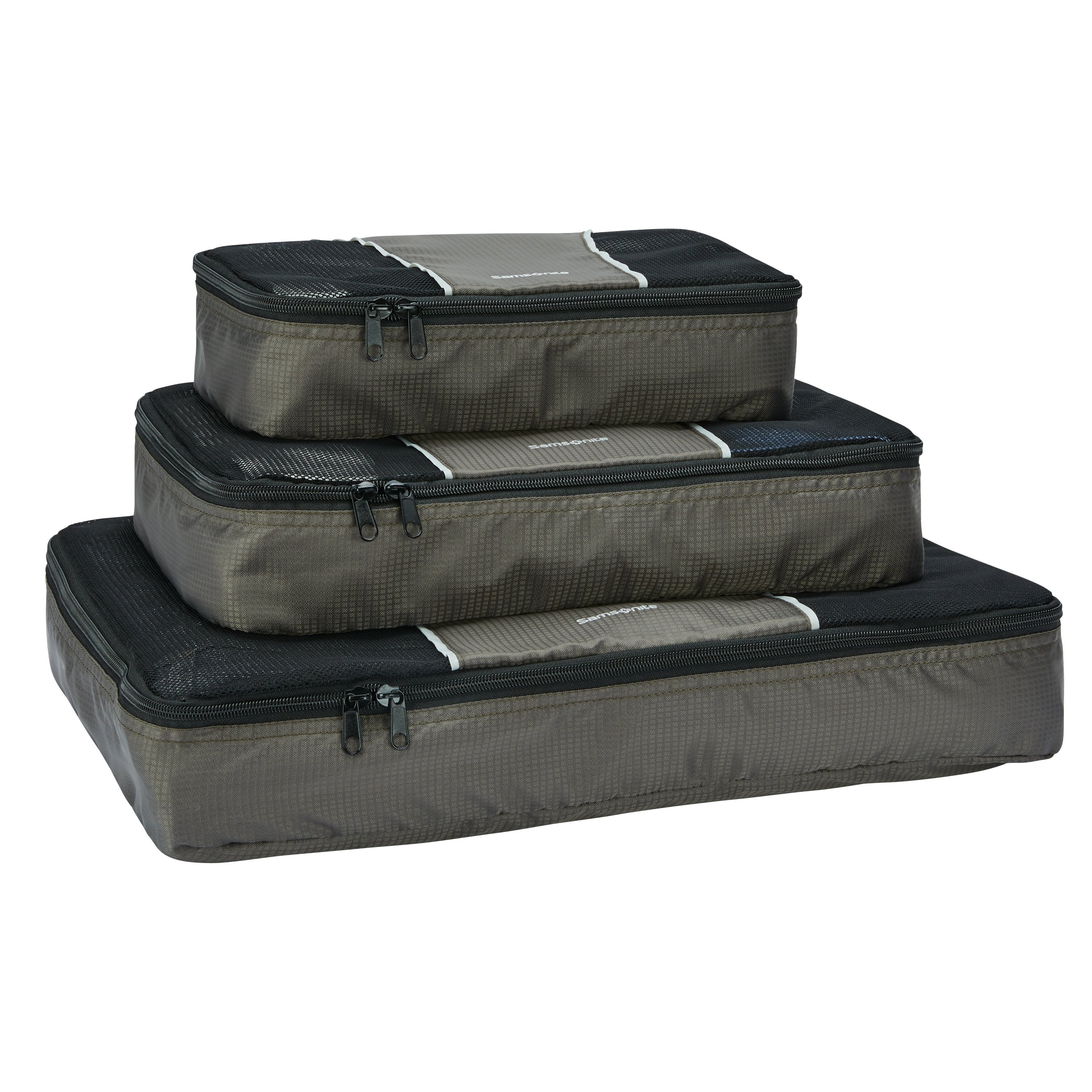 Samsonite 3-Piece Packing Cube Set - Lightweight Luggage Organizers for Travel - Perfect for Suitcases, Backpacks & Carry-Ons