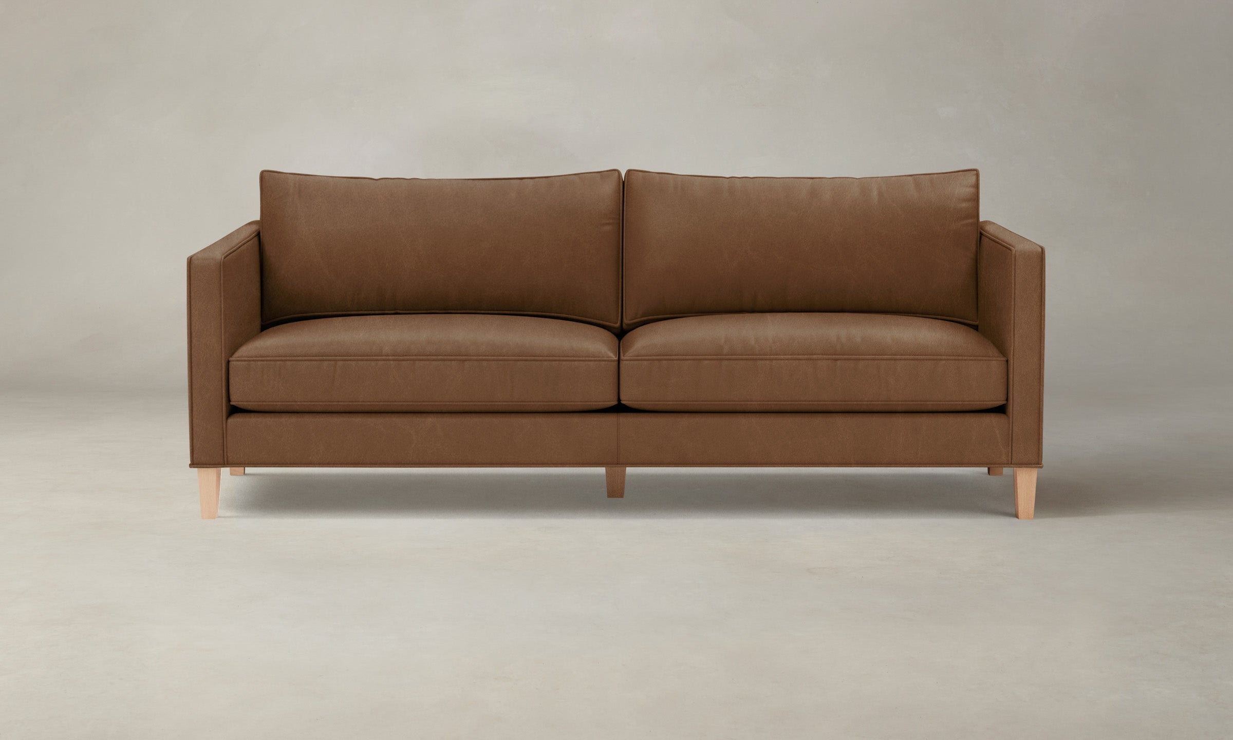 Premium Crosby Sectional Sofa in Tuscan Leather Cognac - Luxurious Living Room Furniture for Home & Office Comfort