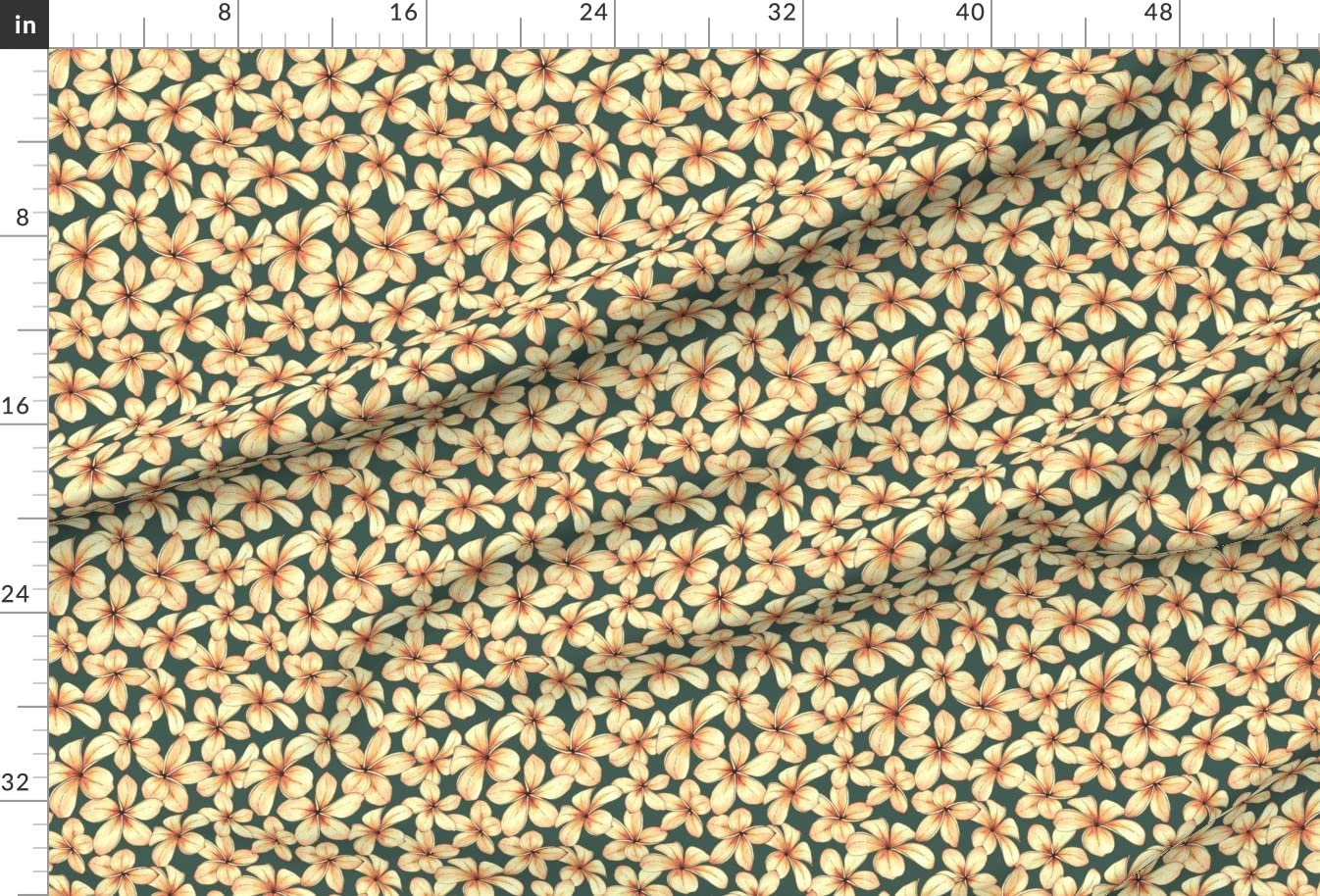 Vintage Floral Nature Garden Beach Print Minky Fabric by The Yard - Soft Green Fabric for Sewing Baby Blankets, Quilt Backing & Plush Toys - DIY Craft, Home Decor & Nursery Projects