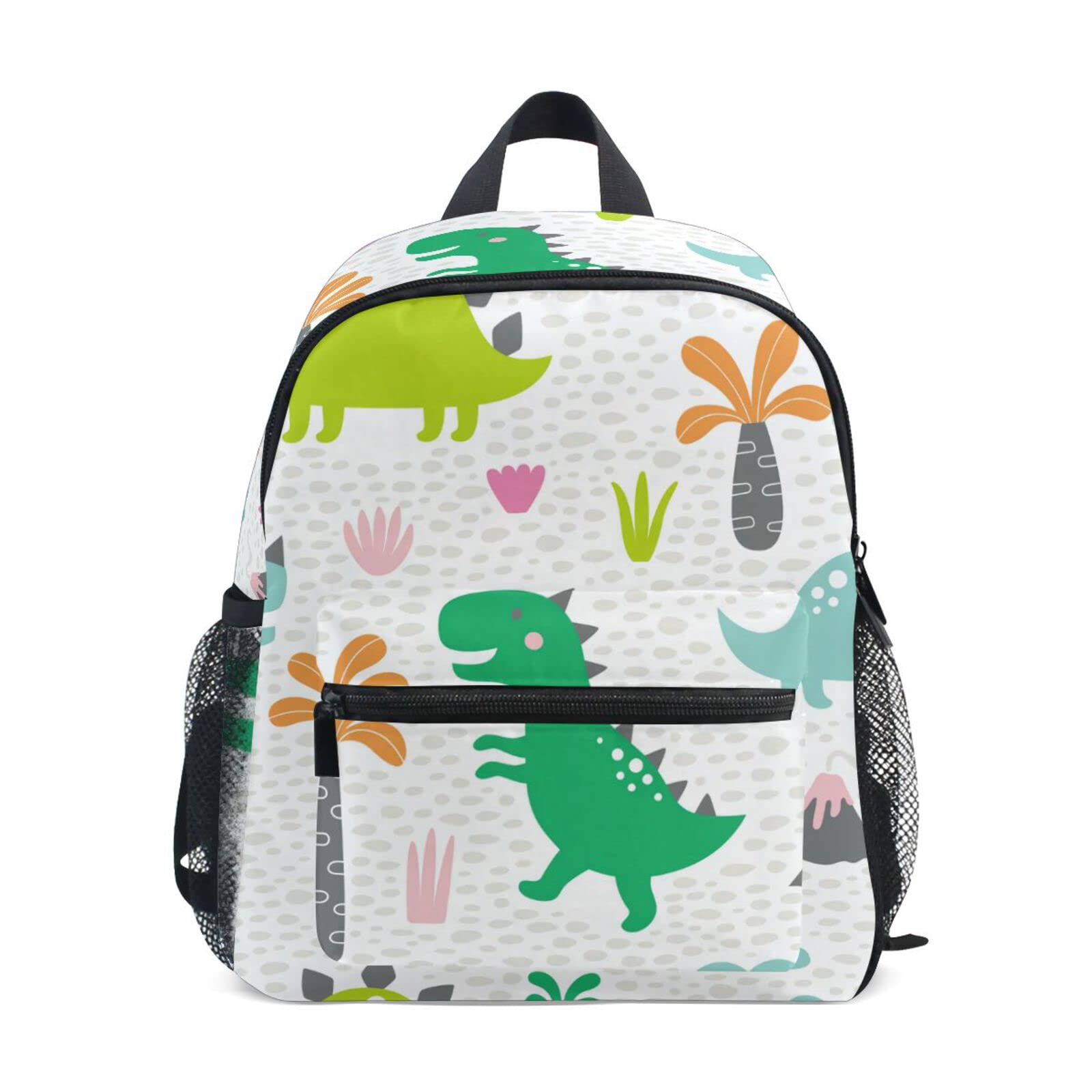 Dinosaurs Kids Toddler Backpack for Boys - Cute Dinosaur School Bag & Travel Backpack for Preschool & Kindergarten - Perfect for School, Daycare, and Family Outings