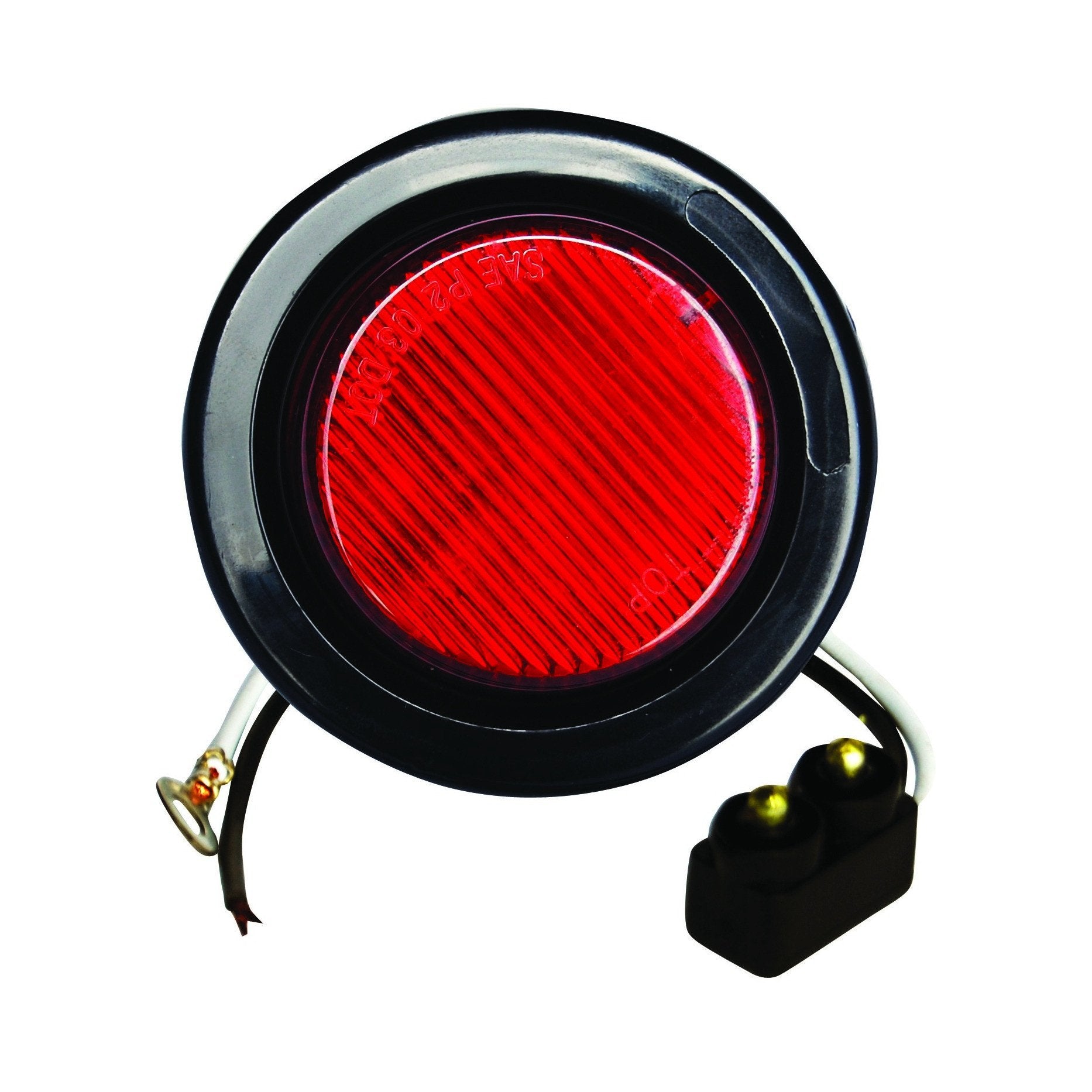 Fortpro 2 Round Clearance/Marker LED Light with 10 LEDs - Durable Waterproof Truck Trailer Lights for Off-Road Vehicles, Boats & Emergency Vehicles - Perfect for Night Driving, Safety Marking & Hazard Visibility