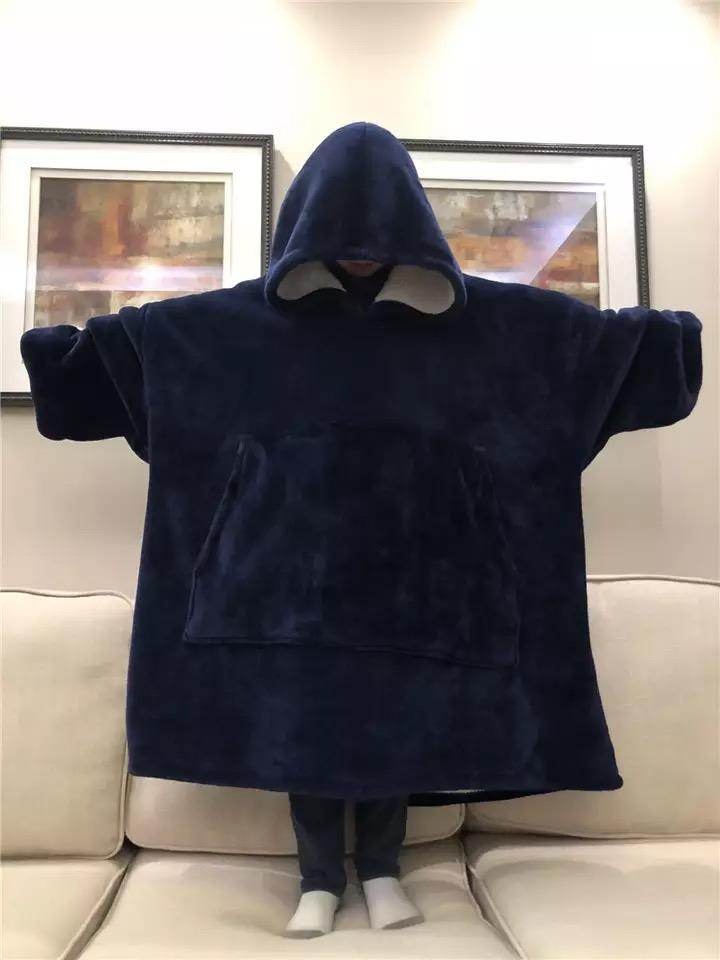 Oversized Blanket Hoodie - Cozy Fleece Wearable Blanket for Women & Men | Perfect for Lounging, Netflix, Camping & Cold Weather