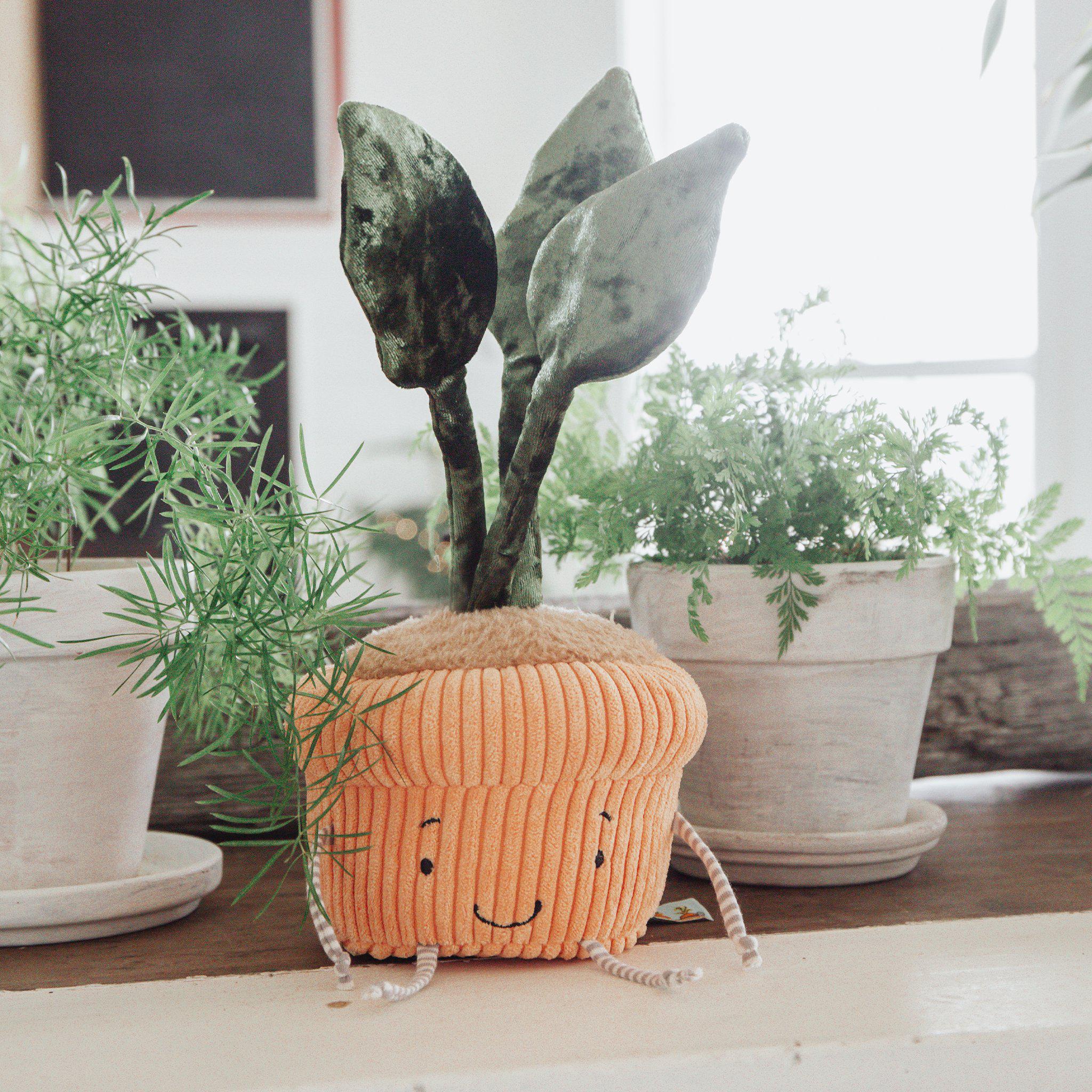 Monstera Deliciosa Plush Stuffed Animal - Soft & Cuddly Fake Plant for Home Decor, Nursery, or Office Desk - Perfect Gift for Plant Lovers & Kids