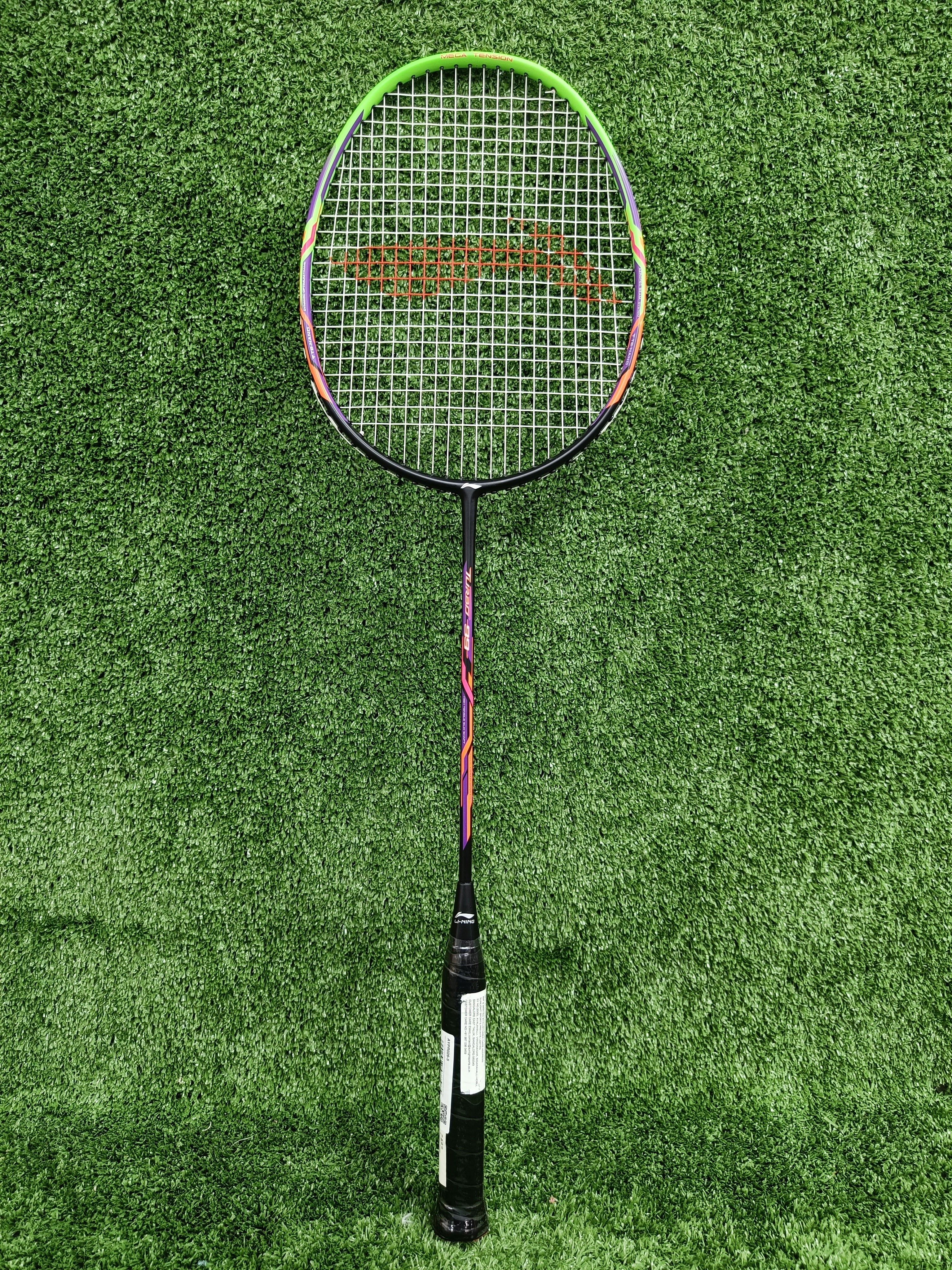 Li Ning Turbo 99 Professional Badminton Racket - Prestrung Carbon Fiber Shuttlecock Racket for Advanced Players | Perfect for Tournaments & Training Sessions