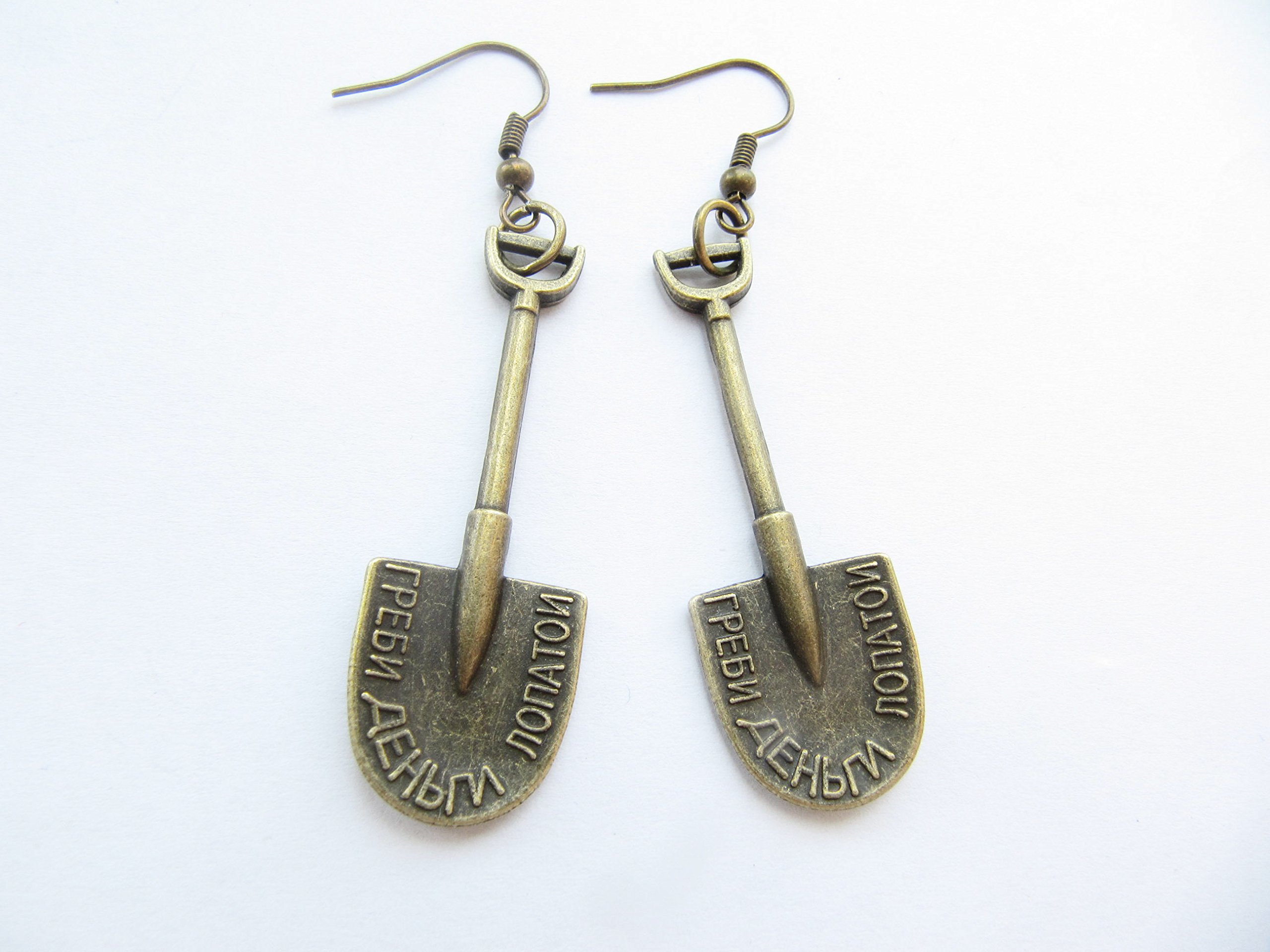 Hammer, Pliers, Wrench, Screwdriver, Hacksaw, Shovel Earrings - Unique Tool Jewelry for Women & Men - Perfect DIY & Construction Worker Gift - Great for Work, Cosplay & Everyday Wear