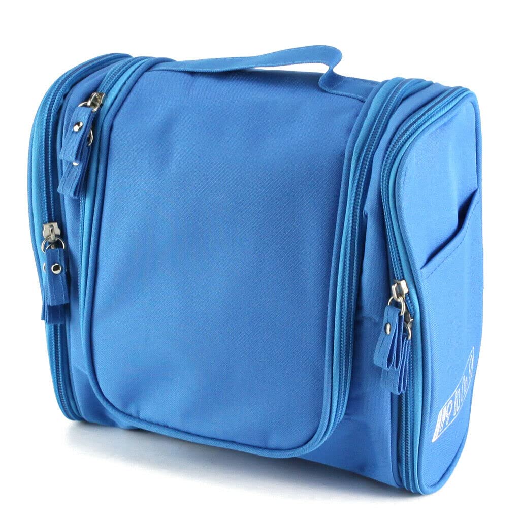 Waterproof Hanging Toiletry Bag for Travel - Large Cosmetic Organizer with Multiple Pockets (Ideal for Camping, Gym & Airplane Essentials)