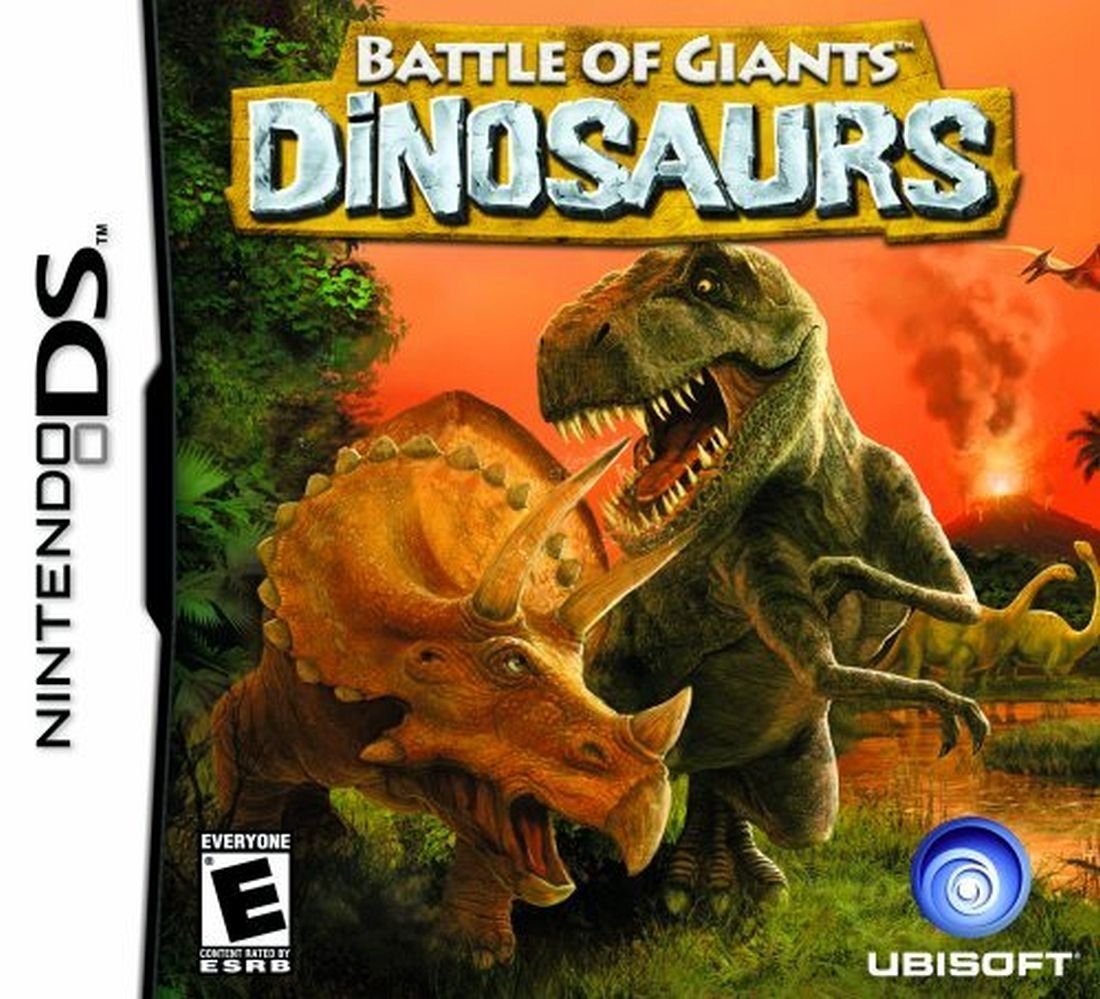 Battle of Giants: Dinosaurs - Nintendo DS Game | Dinosaur Fighting & Adventure Game for Kids | Perfect for Travel & Family Game Night