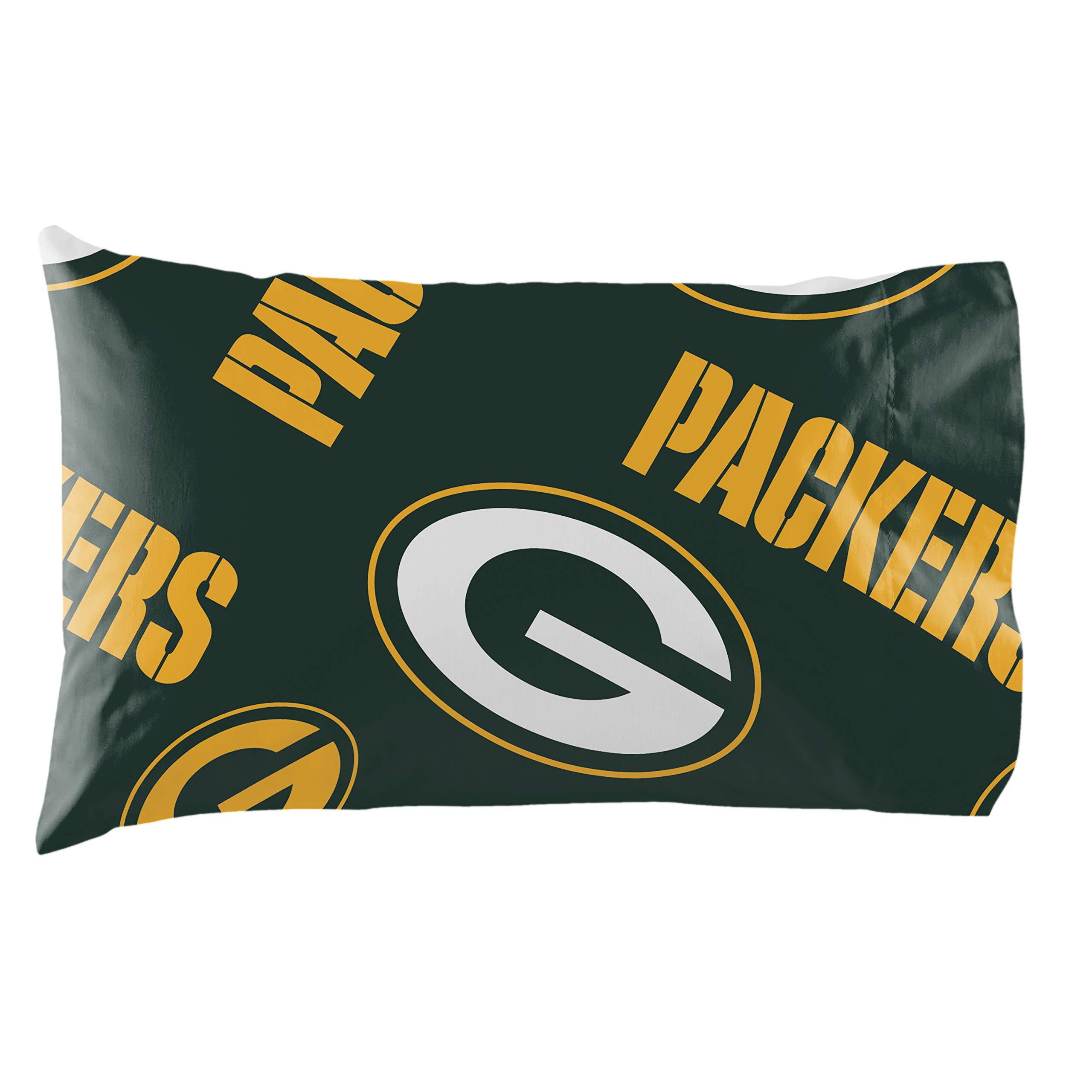 Green Bay Packers NFL Bedding Set - Twin Size Comforter, Sheet & Pillowcase - Perfect for Game Day Decor & Fan Bedrooms