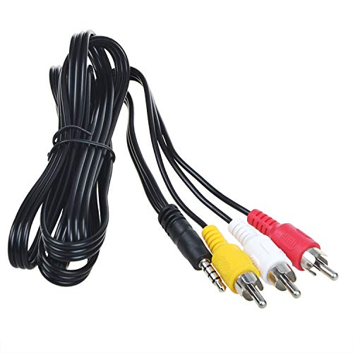 SLLEA AV Video Cable for Sony Handycam CCD-TRV Series Camcorders (CCD-TRV16/48/58/68/78/88, Hi8/8XR/72x Models) - Connect to TV, Monitor or Recording Device for Playback & Transfer