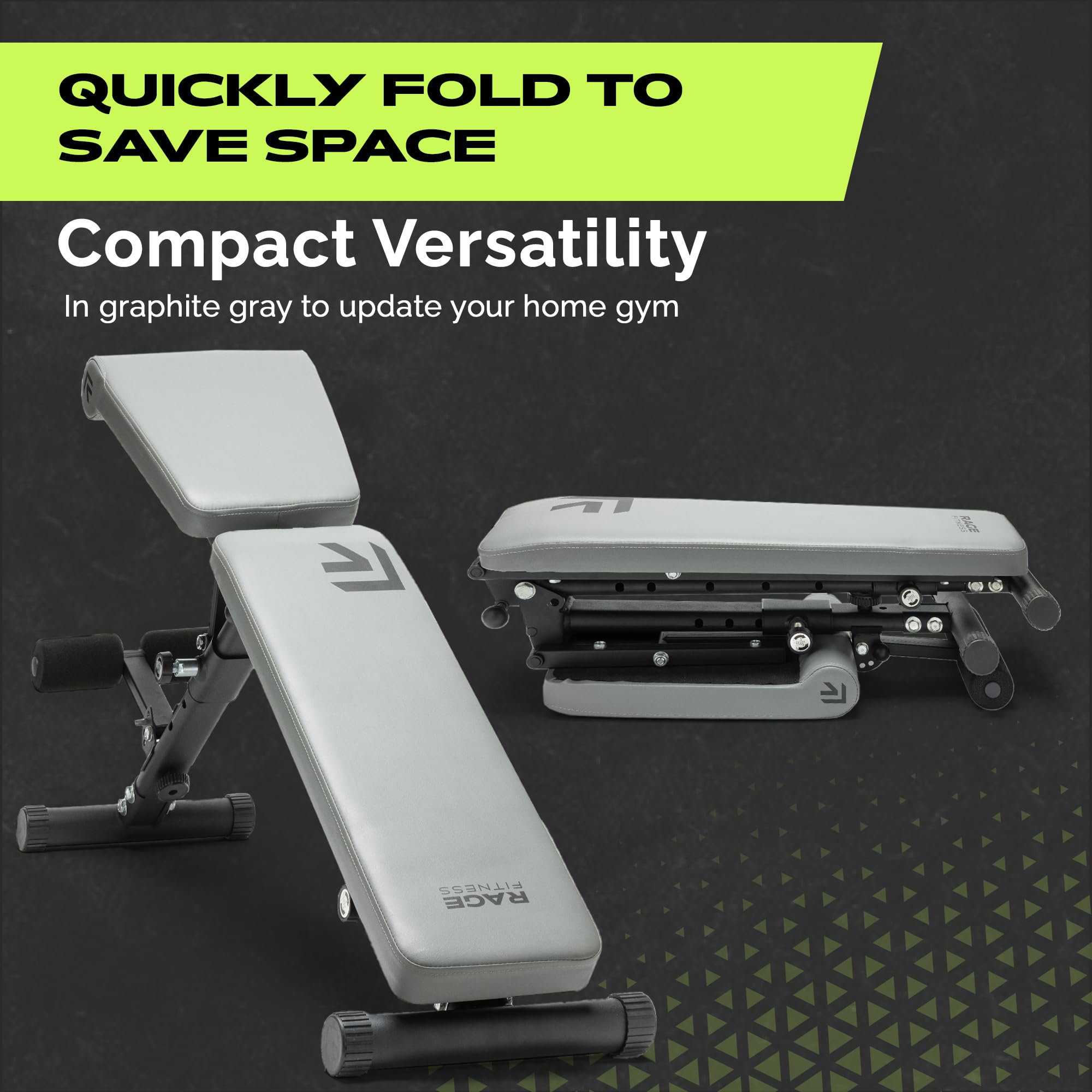 Adjustable Weight Bench Press Seat for Home Gym - Folding Workout Bench for Strength Training & Full Body Exercises - Incline Decline Bench for Dumbbell & Barbell Workouts - Perfect for Home Fitness & Garage Gym Setup