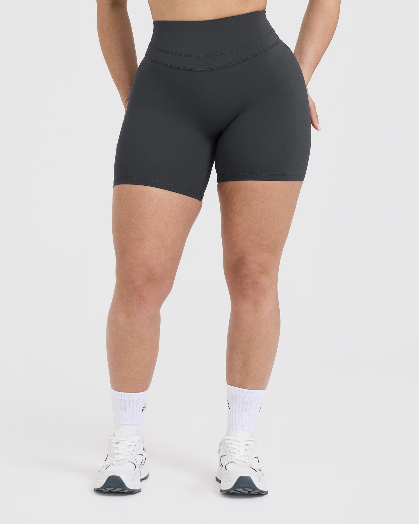 High Waisted Shorts for Women - 6-Pack Comfortable Stretch Cotton Shorts | Perfect for Yoga, Gym, and Summer Outfits