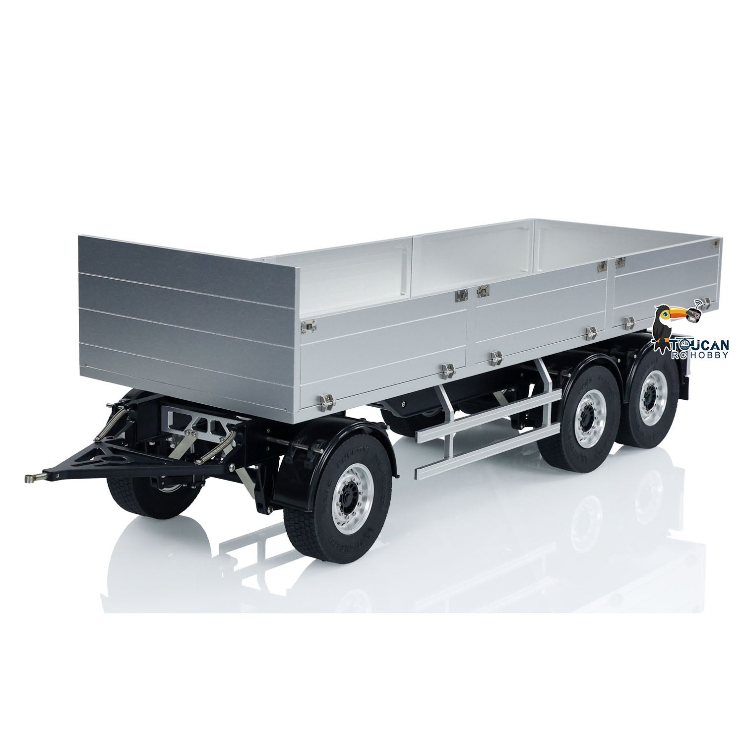 1/14 Scale Metal 3-Axle RC Hydraulic Dump Truck - Remote Control Construction Vehicle Toy for Kids & Adults - Perfect for Construction Site Play, STEM Learning & Collectors Display