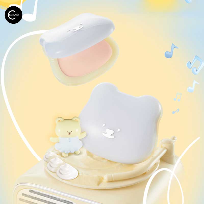 LEEMEMBER Bear Waltz Dewy Glow Highlighter Balm - Creamy Face Highlighter Stick for Cheeks, Eyes & Body - Natural Glow Makeup for Day & Night Wear