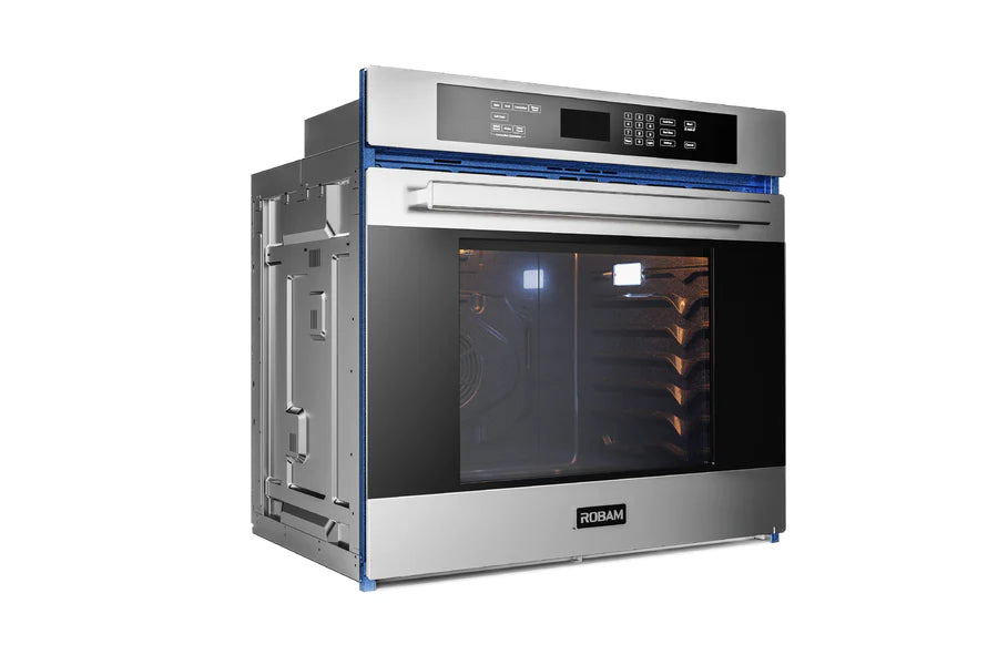 ROBAM RQ331 Built-in Wall Oven - 30 Inch Stainless Steel Electric Oven with Convection, Self-Cleaning & Precise Temperature Control - Perfect for Baking, Roasting & Family Cooking