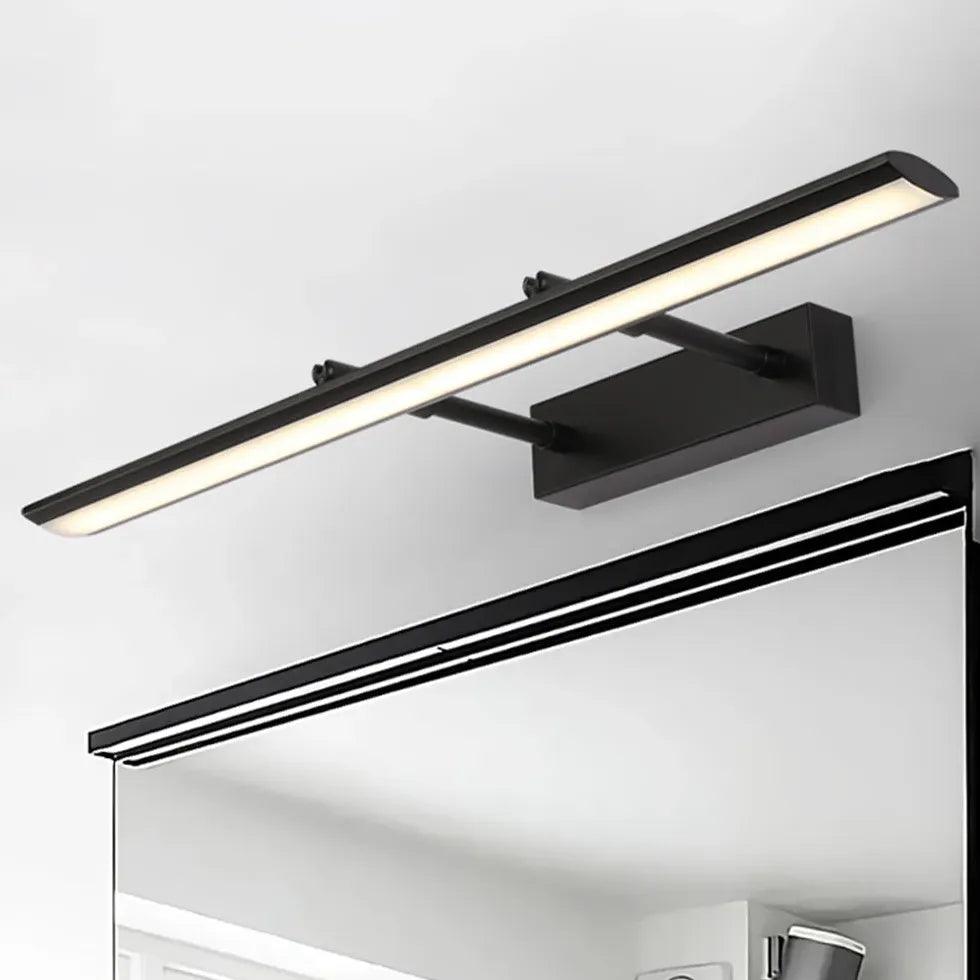 Rectangular LED Mirror Lights with Straight Line Design - Perfect for Bathroom Vanity, Makeup, and Dressing Room Lighting