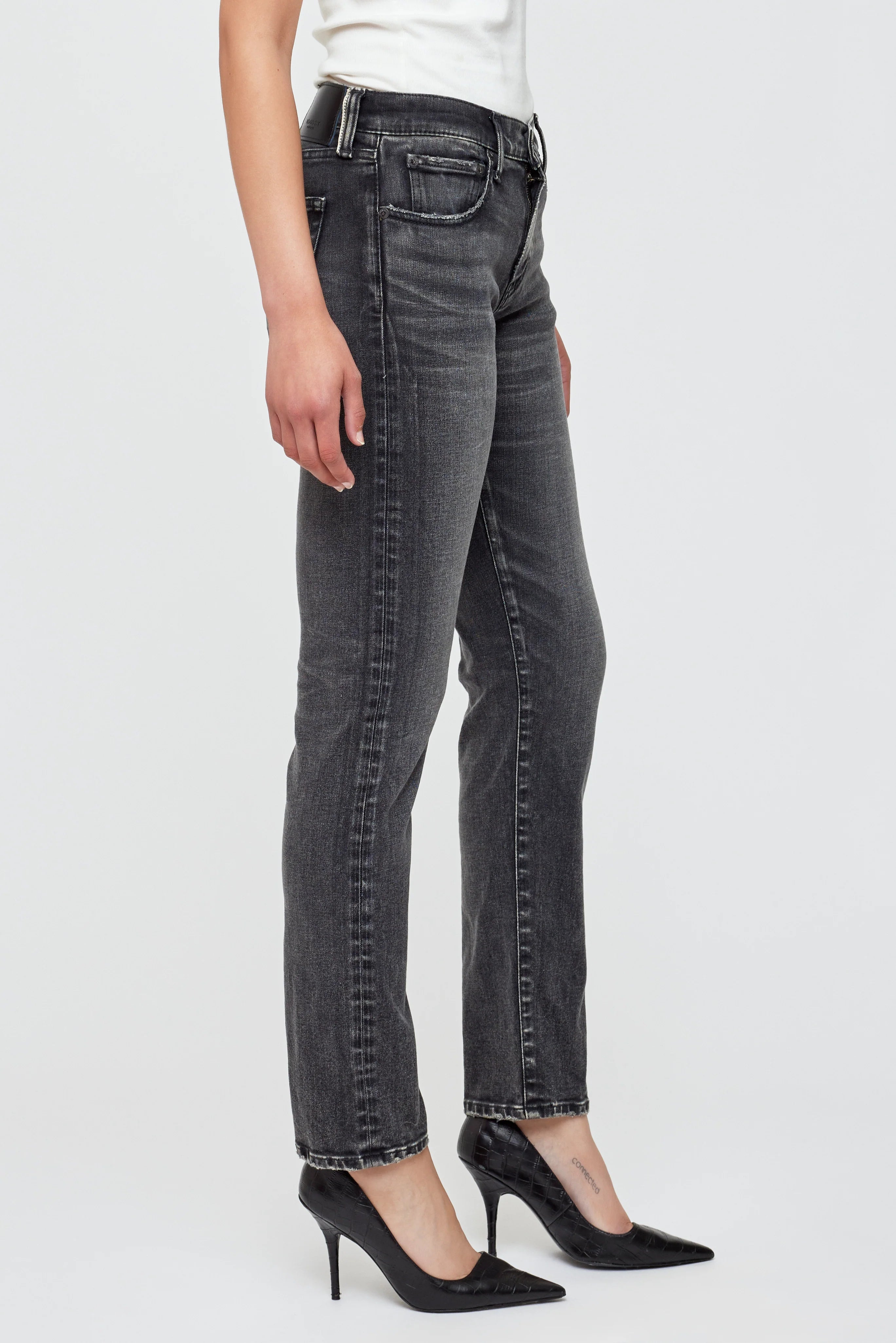Fairfield Slim Straight Black Jeans for Men - Comfortable & Stylish Slim Fit Denim Pants for Casual Wear & Everyday Outfits