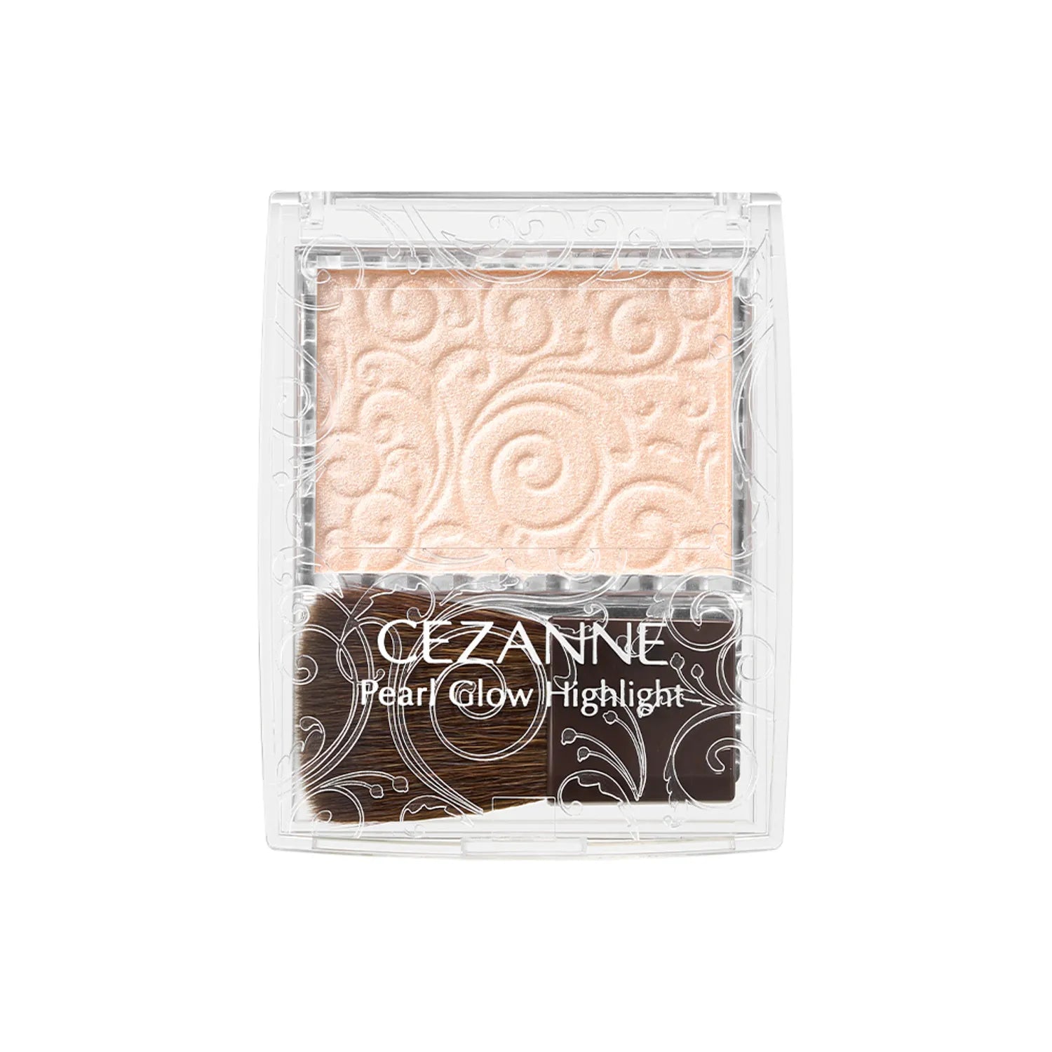 CEZANNE Pearl Glow Highlighter 2.4g - 4 Shimmering Shades for Cheekbones & Face Contouring | Perfect for Daily Makeup & Special Occasions