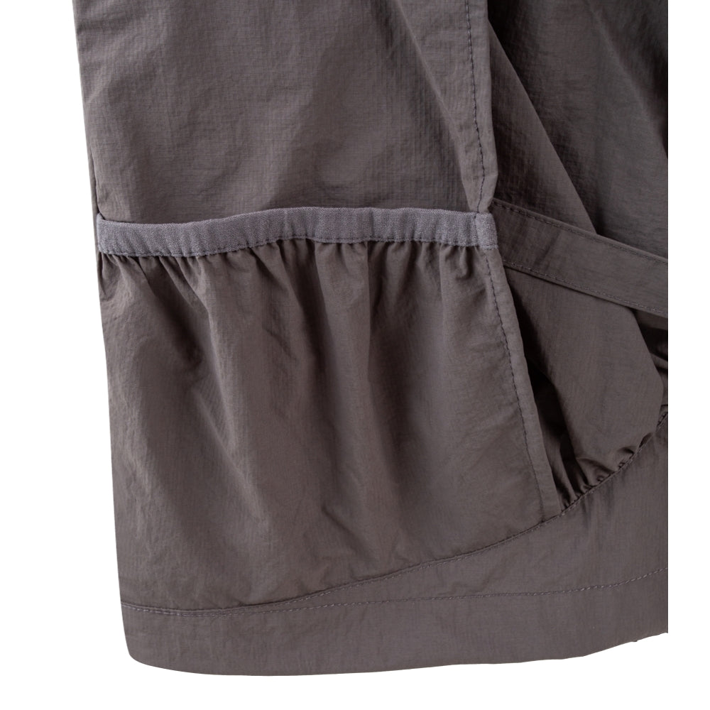 ARCHIVAL REINVENT ARC x PAA Windbreaker Vest - Lightweight Waterproof Grey Jacket for Outdoor Running, Hiking & Travel