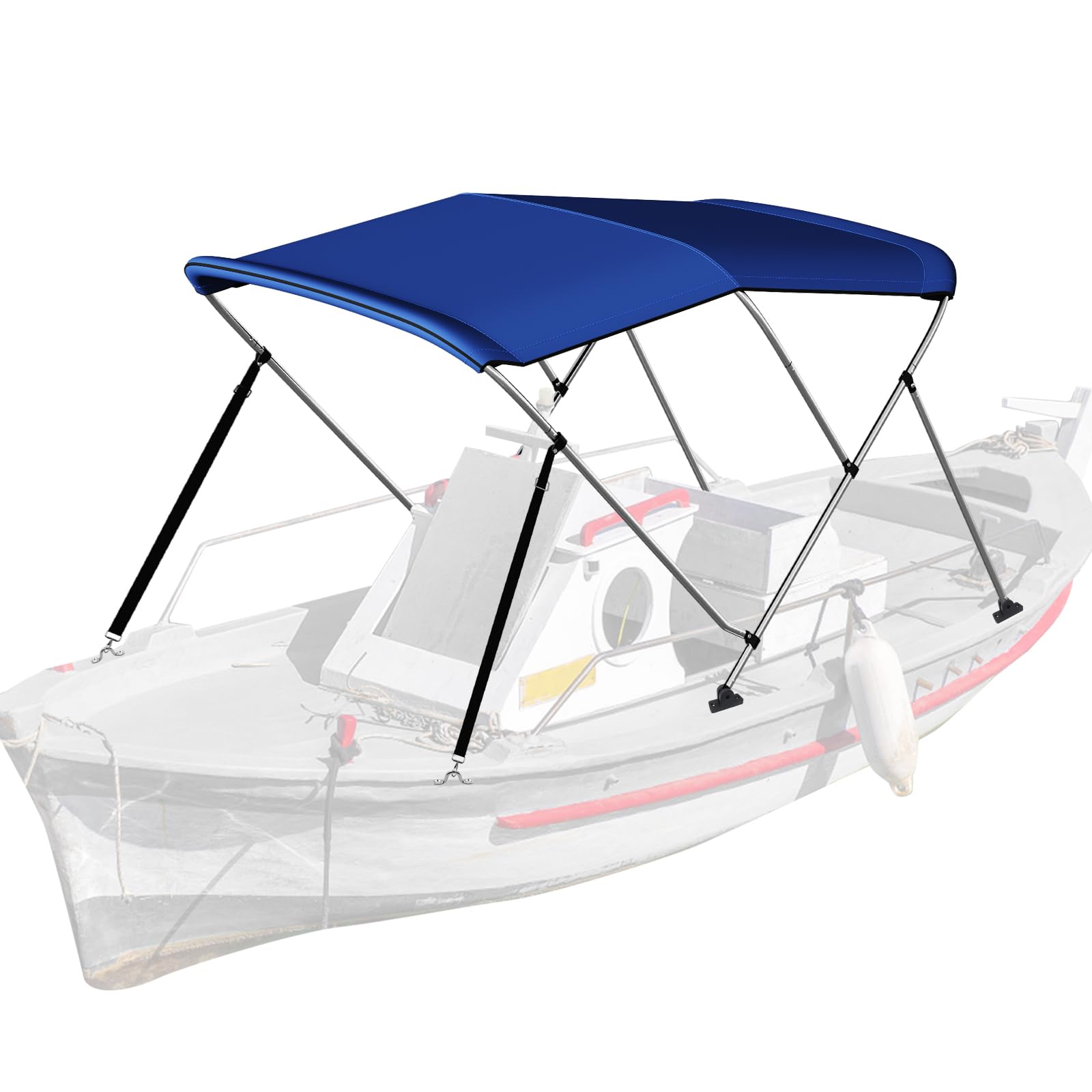 DoCred Foldable Bimini Top Boat Canopy Cover - 63