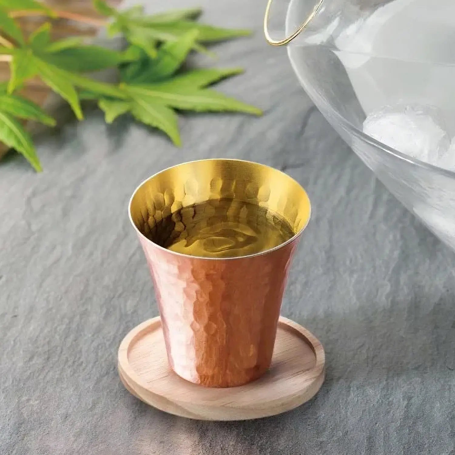 Premium Asahi Copper Cold Sake Cup - 65ml Traditional Japanese Drinking Vessel for Chilled Sake, Whiskey & Cocktails - Perfect for Home Bars, Japanese Restaurants & Gift Giving