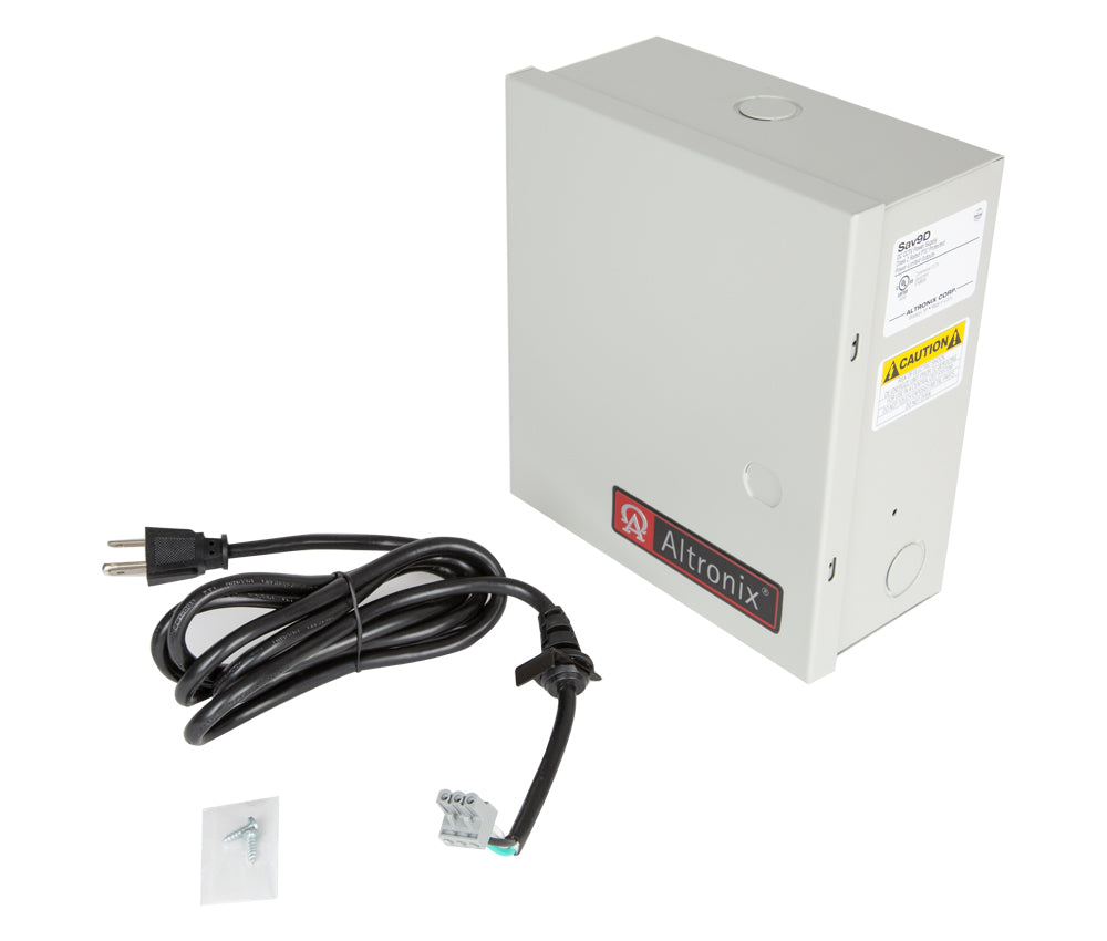 Altronix SAV9D 12VDC 5A CCTV Power Supply with 9 PTC Class 2 Outputs - 115VAC Security Camera Power Adapter for Surveillance Systems & Home Security