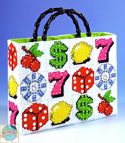 Design Works Crafts Lady Luck Plastic Canvas Kit - DIY Cross Stitch Kit for Home Decor, Gifts & Party Favors | Perfect for Beginners & Craft Enthusiasts